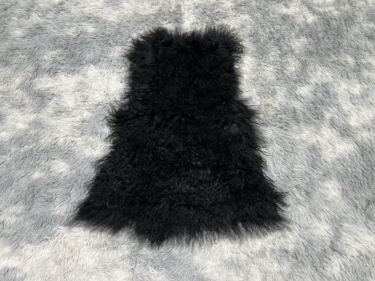 If Six Was Nine 🔥Sick Y2K Duras Black Fur Vest Opium Goth Punk Size US S / EU 44-46 / 1 - 9 Thumbnail