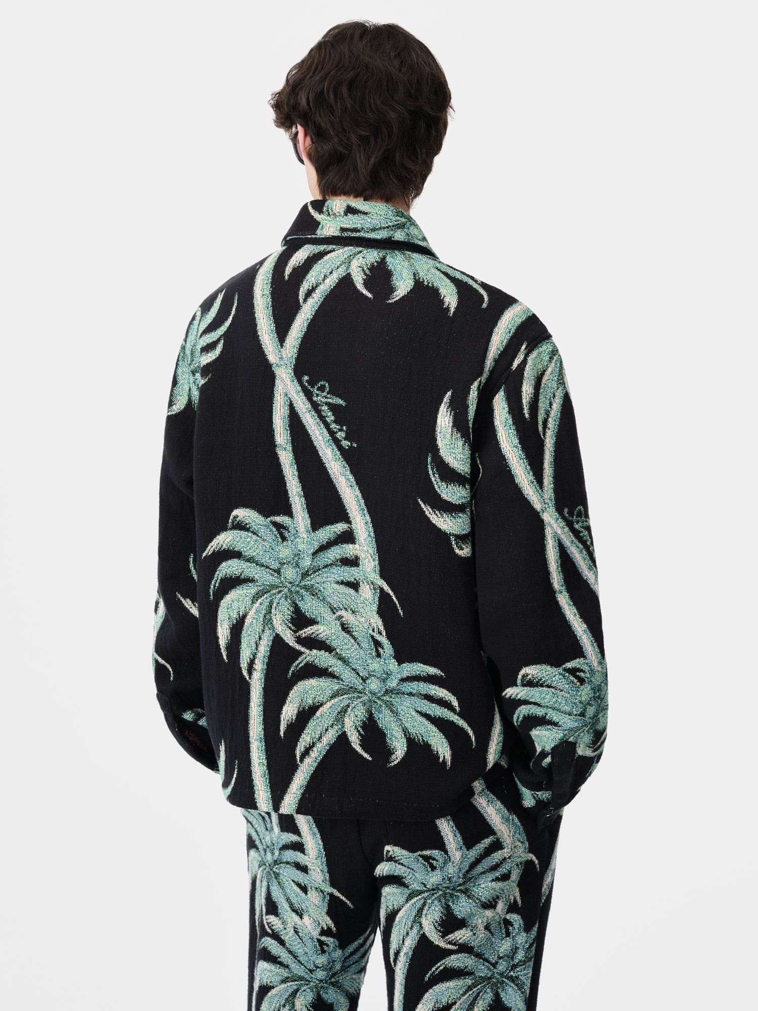 Amiri o1s1wg110725 Twisted Palms Tapestry Overshirt in Multicolor Size US M / EU 48-50 / 2 - 4 Thumbnail