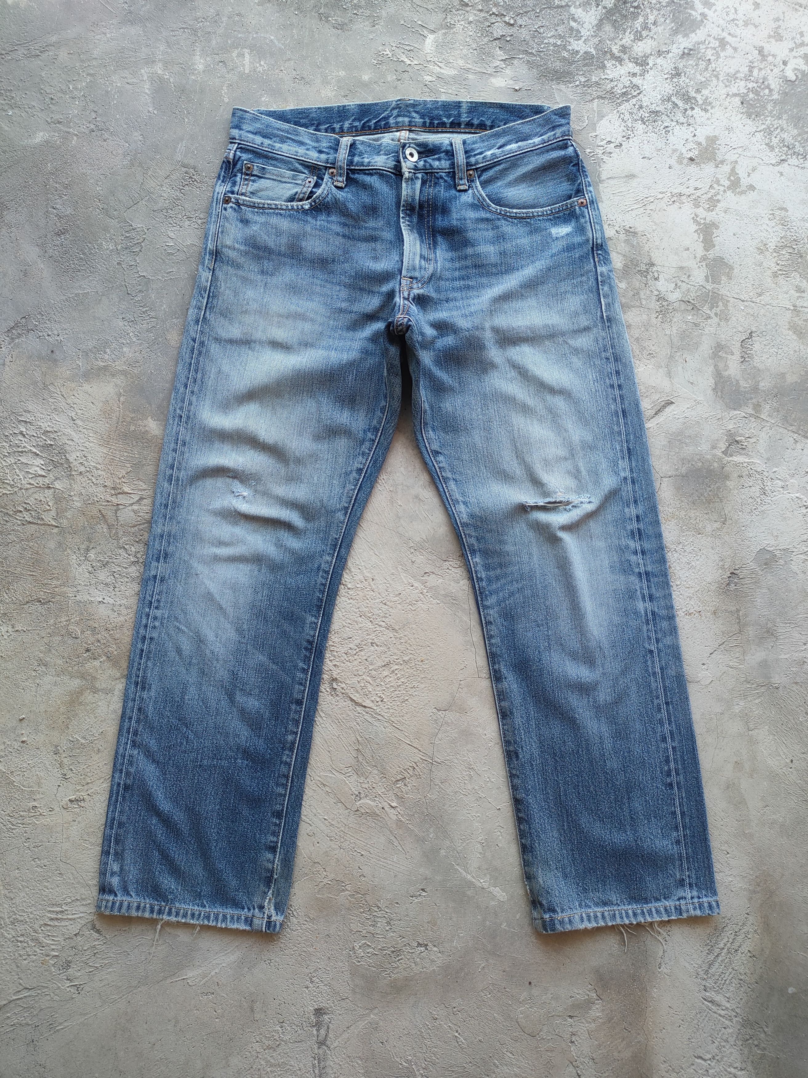 Japanese Brand W32 VINTAGE JAPANESE FADED DISTRESSED JEANS DENIM PANTS Size US 32 / EU 48 - 1 Thumbnail