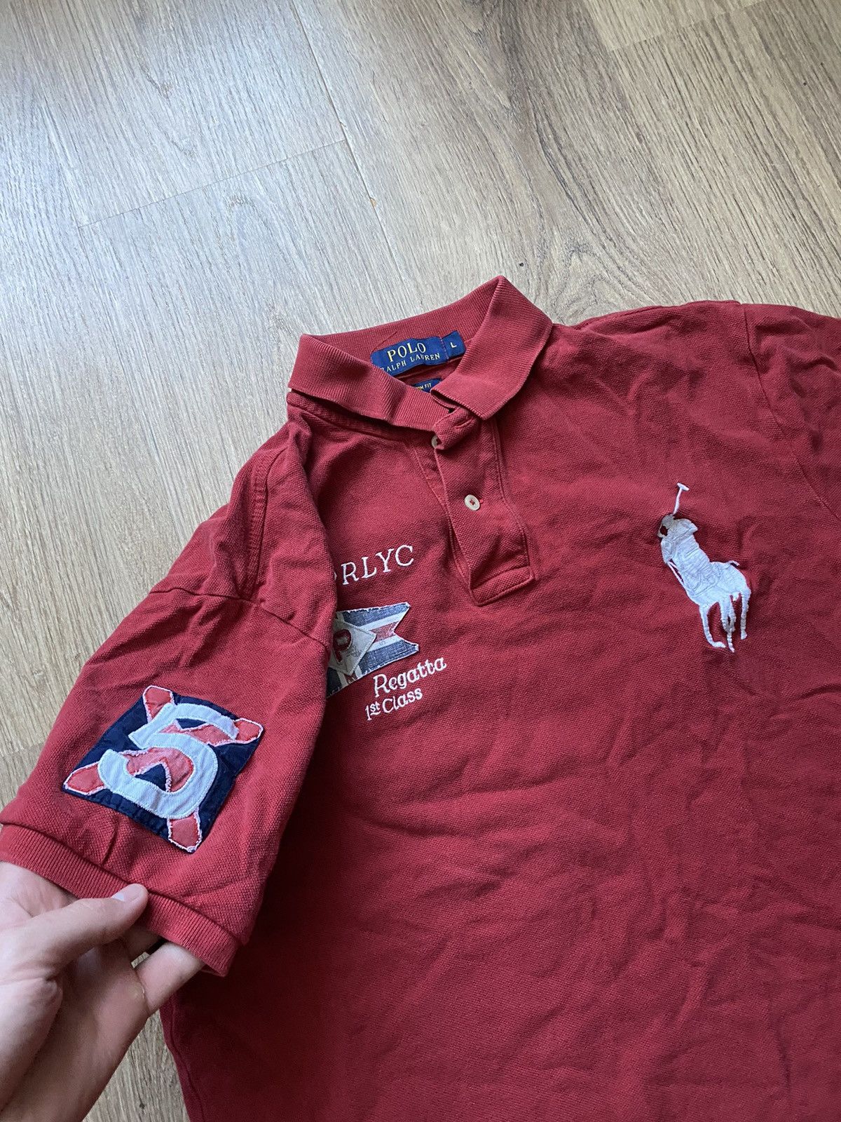 Polo Ralph Lauren × Vintage Polo Ralph Lauren RLYC Polo Regatta Polo Shirt Size US L / EU 52-54 / 3 - 3 Thumbnail