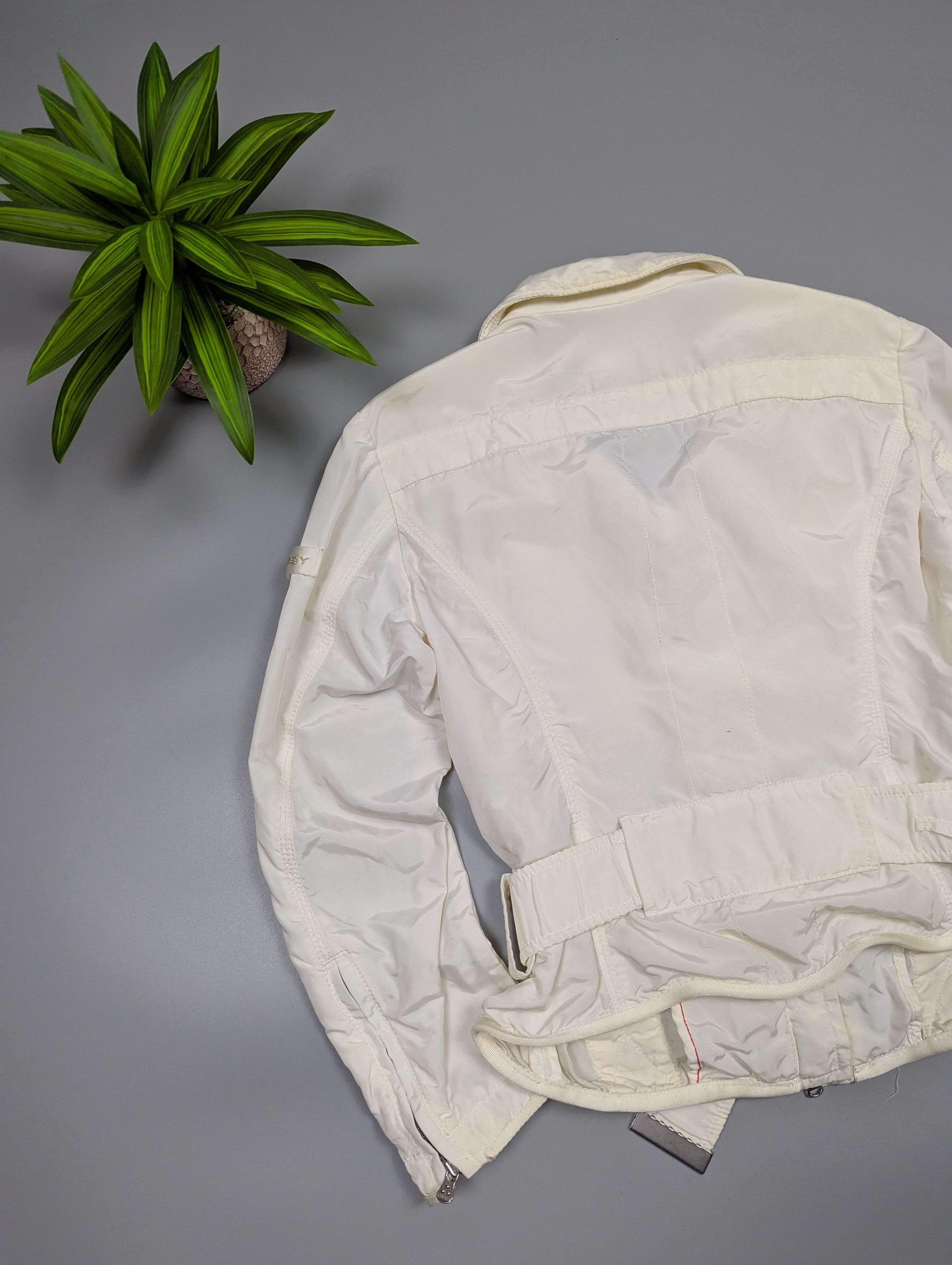 Peuterey Peuterey Hill Rose Vintage Shiny White Jacket Biker Size S / US 4 / IT 40 - 16 Thumbnail
