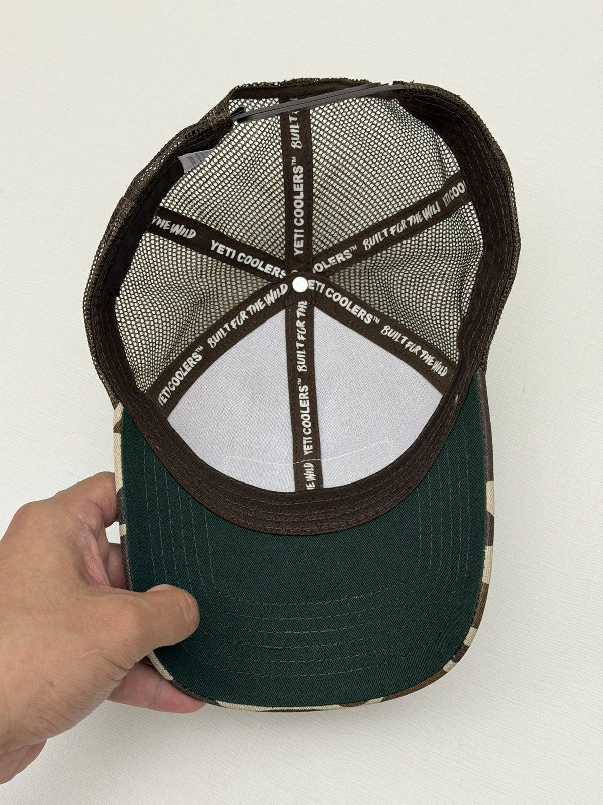 Yeti YETI Coolers Camo Mesh Back Snapback Trucker Hat Brown Size ONE SIZE - 5 Thumbnail
