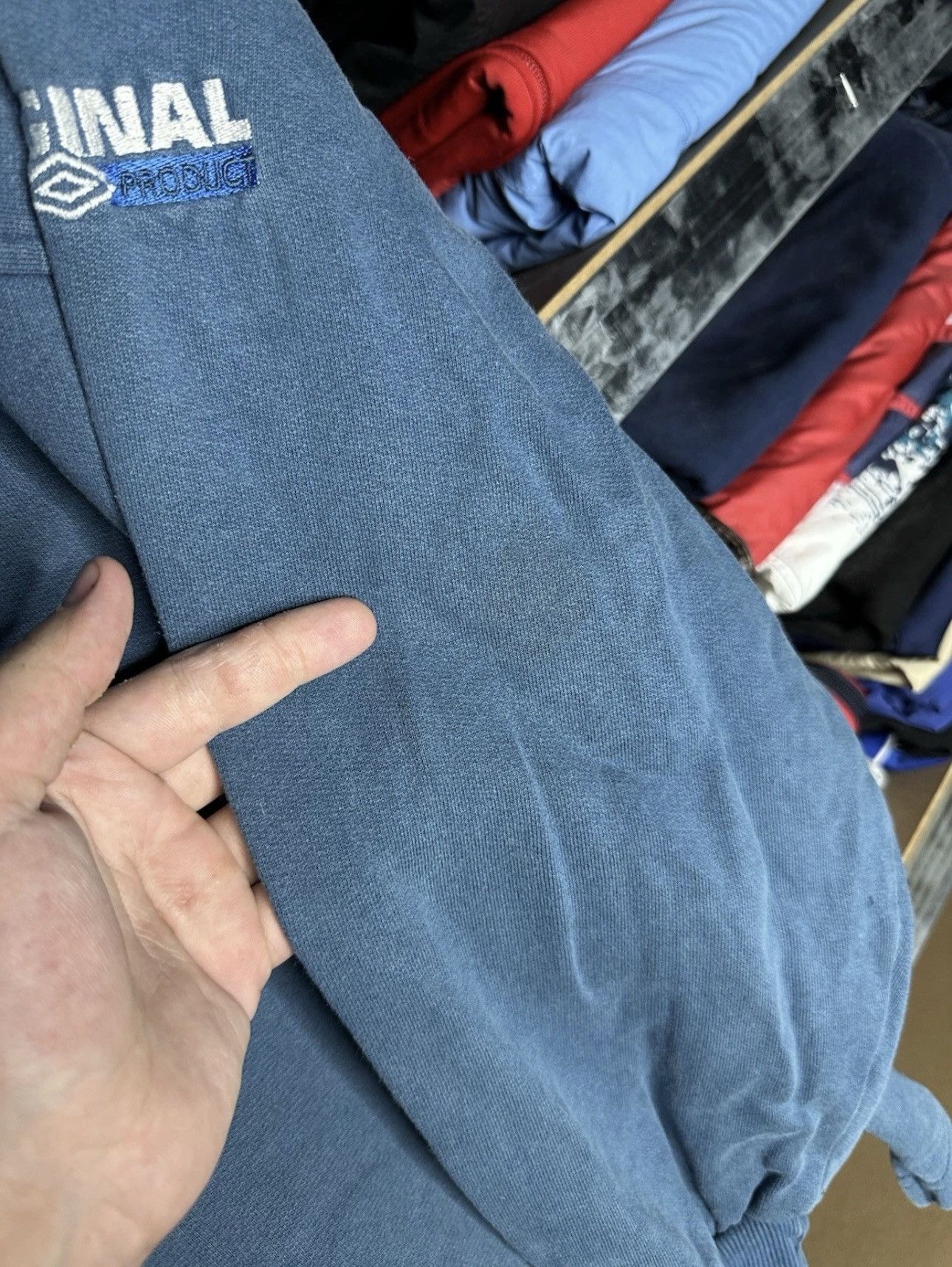 Umbro Umbro Original Training 1/4 Zip Vintage Faded Sweatshirt M Size US M / EU 48-50 / 2 - 13 Thumbnail