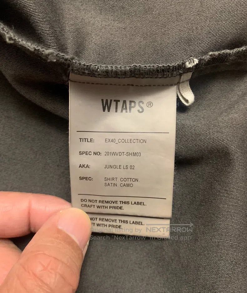 Wtaps Wtaps Dark camouflage four-pocket jacket Size US L / EU 52-54 / 3 - 4 Thumbnail