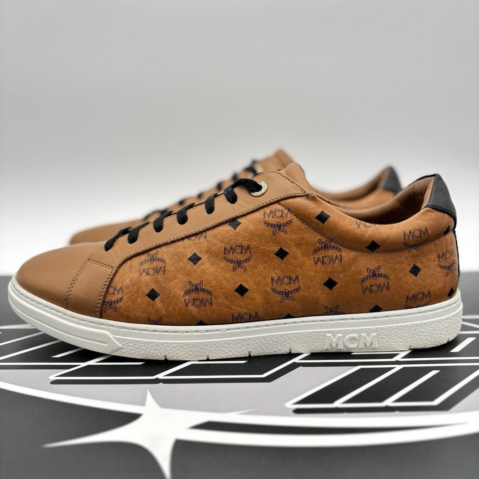 MCM MCM Terrain monogram-print sneakers | GOOD CONDITION! Size US 12 / EU 45 - 1 Thumbnail