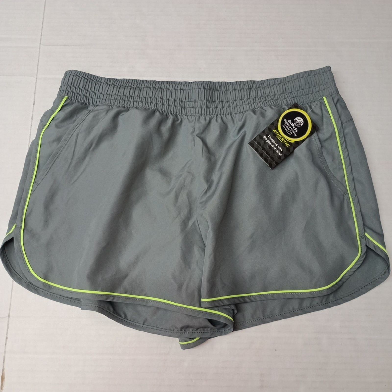 Athletic Works Athletic Works Running Shorts Women's Size L (12-14) Green Size 34" / US 12 / IT 48 - 1 Thumbnail