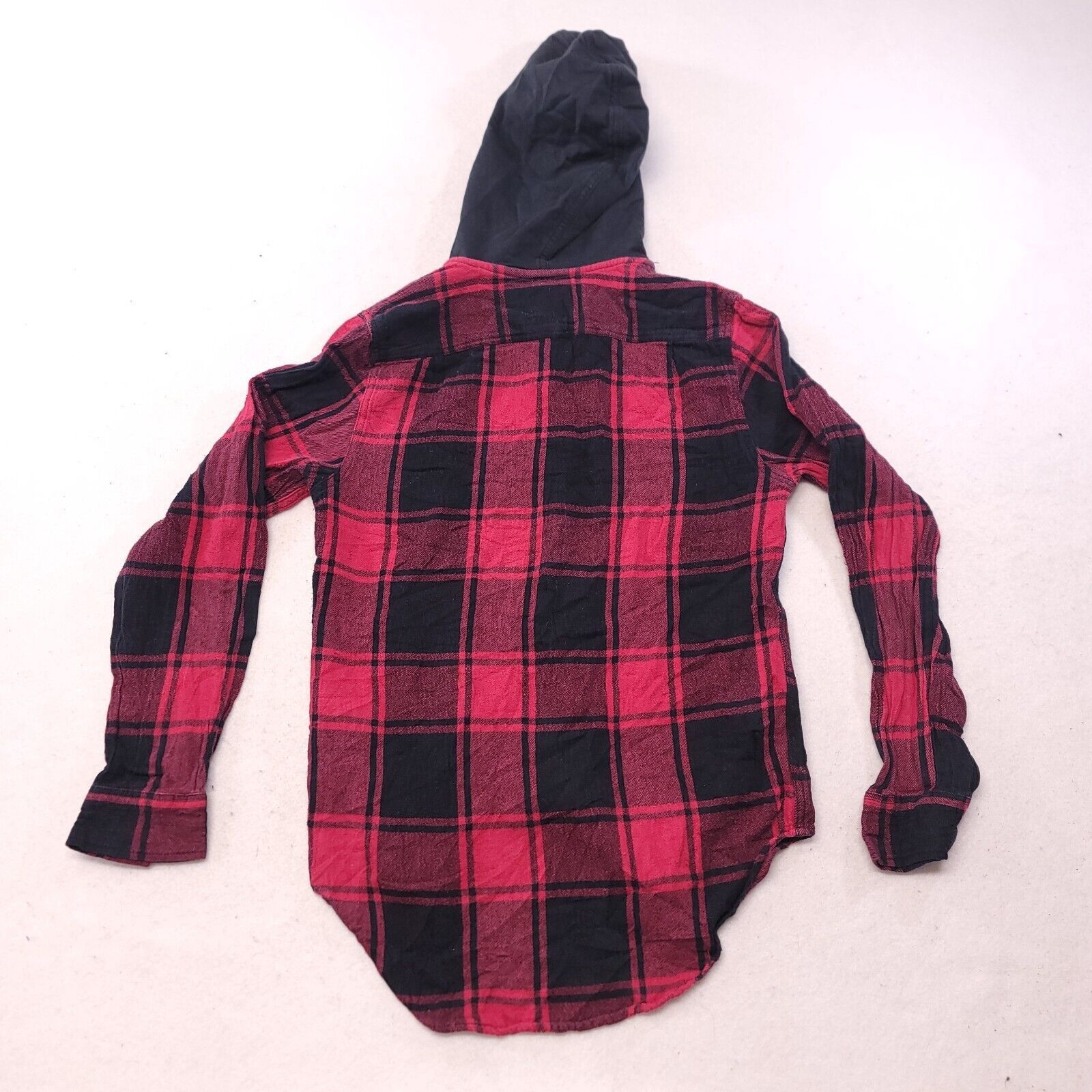 Modern Amusement Modern Amusement Casual Button Hoodie Mens Size S Red Plaid Size US S / EU 44-46 / 1 - 10 Thumbnail
