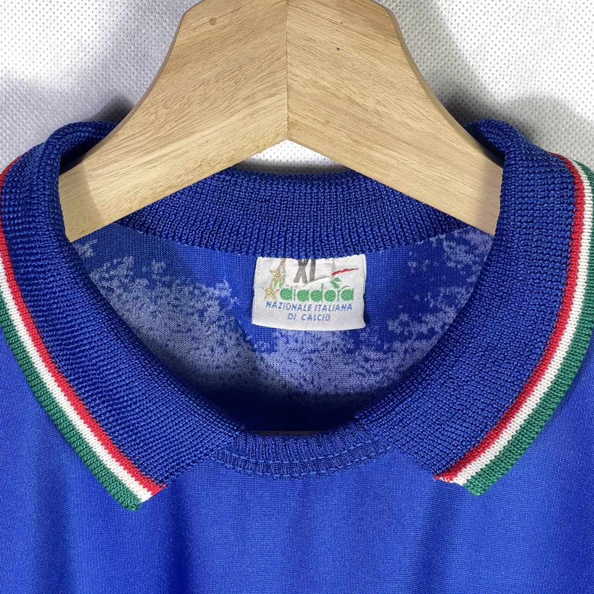 Diadora Rare! Vintage 80s Italy World Cup Jersey Italia L/S Size US S / EU 44-46 / 1 - 7 Thumbnail