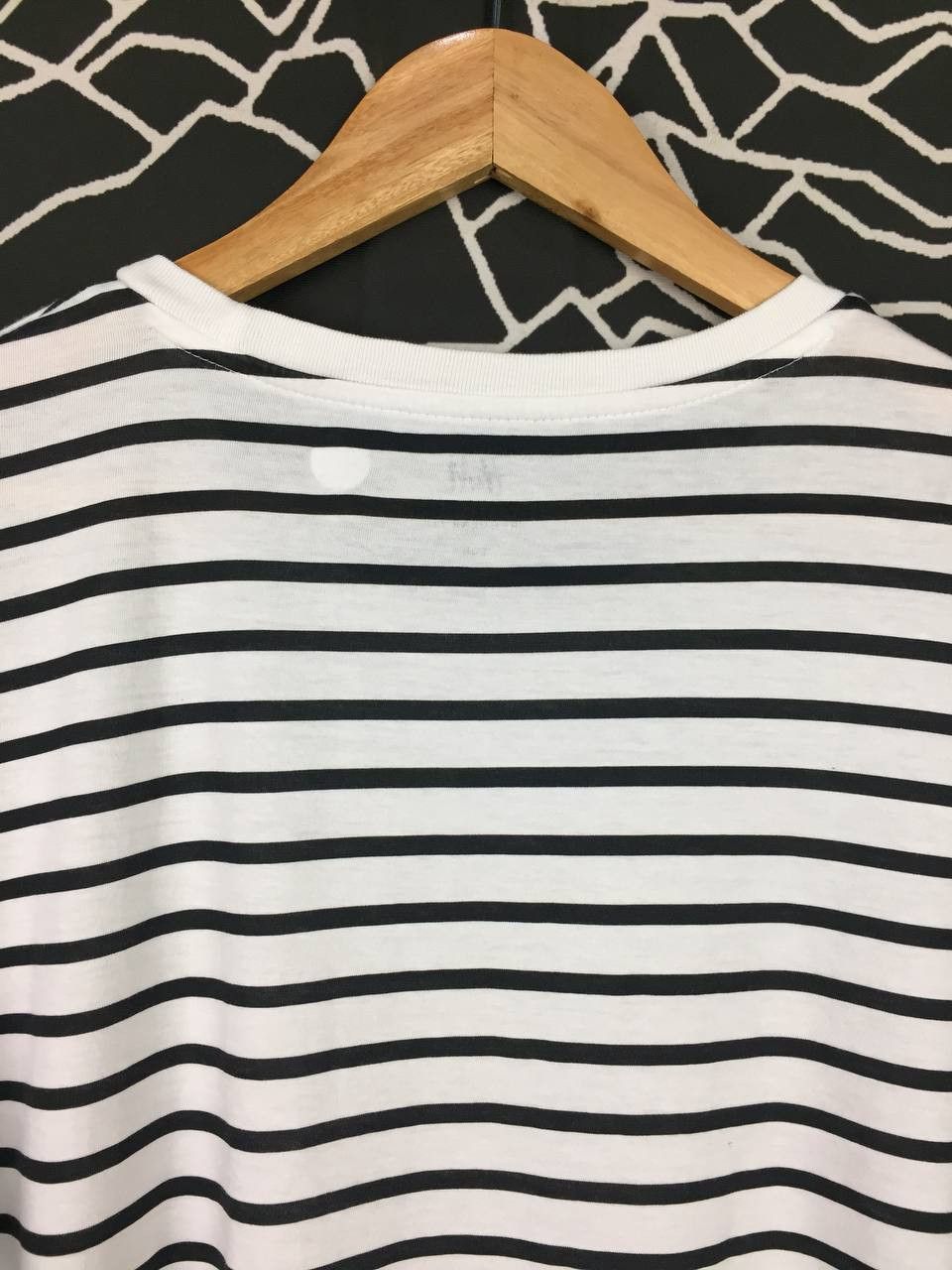 H&M H&M Crewneck Regular Fit Striped Pocket Tee Size US L / EU 52-54 / 3 - 6 Thumbnail
