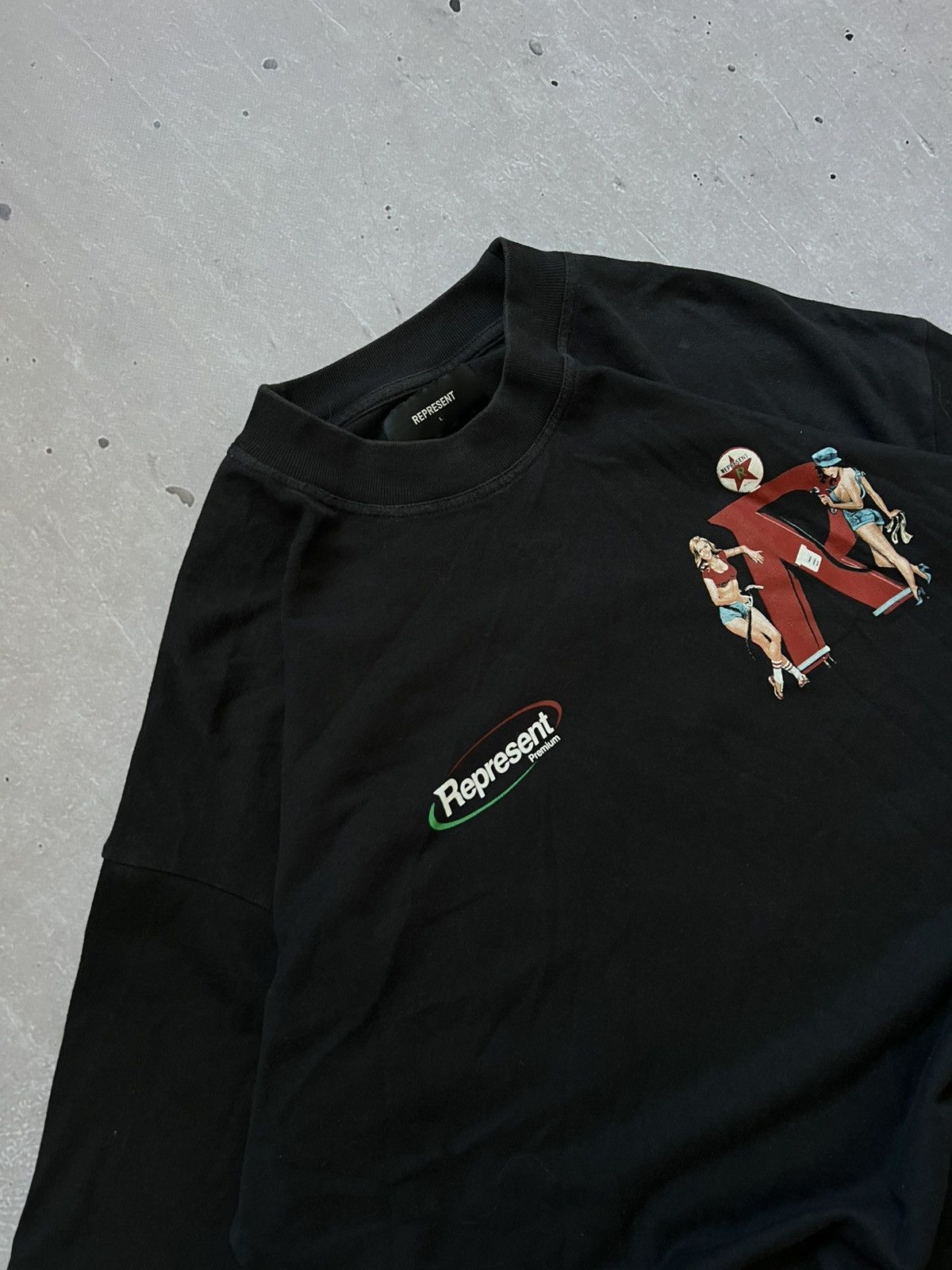 Represent Clo. Represent Automotive Girl Printed T-Shirt Black Size L Size US L / EU 52-54 / 3 - 3 Thumbnail