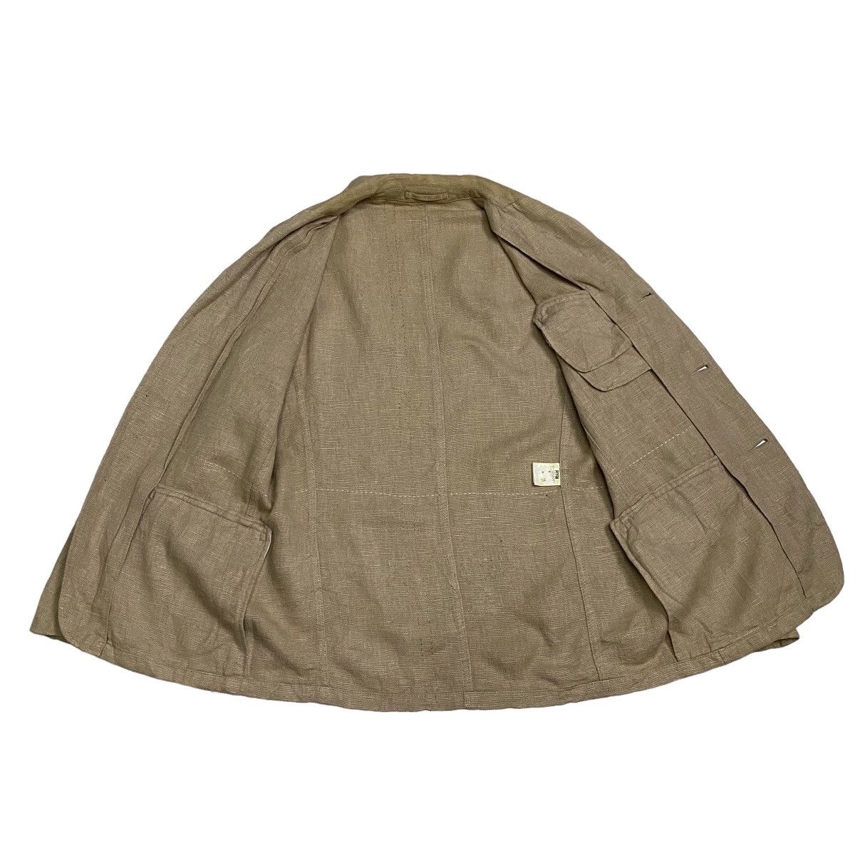 Japanese Brand × PPFM × Vintage PPFM linen punk style blazer coat Size 36R - 7 Thumbnail