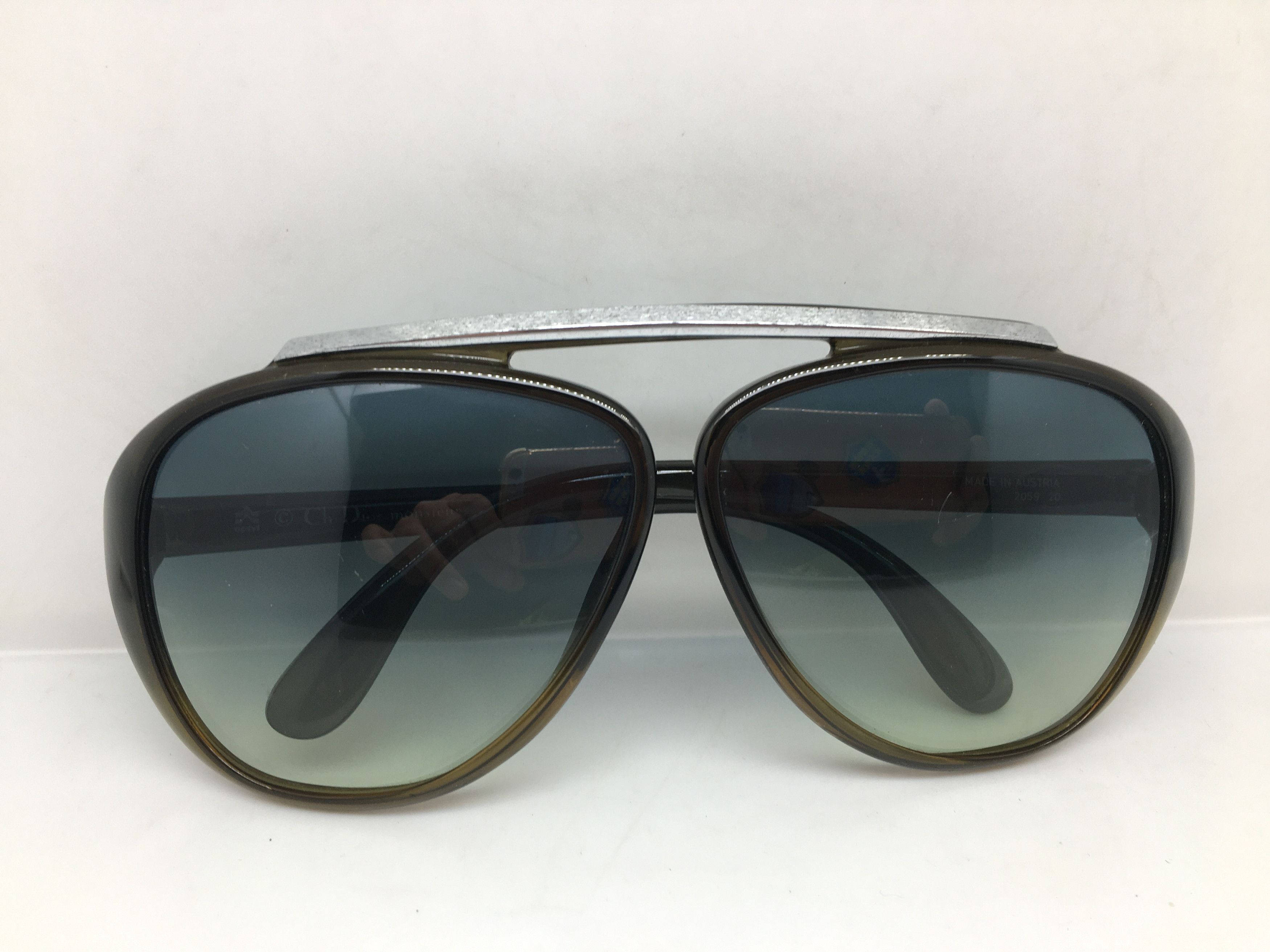 Christian Dior Monsieur Christian Dior Monsieur 2059 Optyl Aviator Sunglasses Size ONE SIZE - 8 Thumbnail