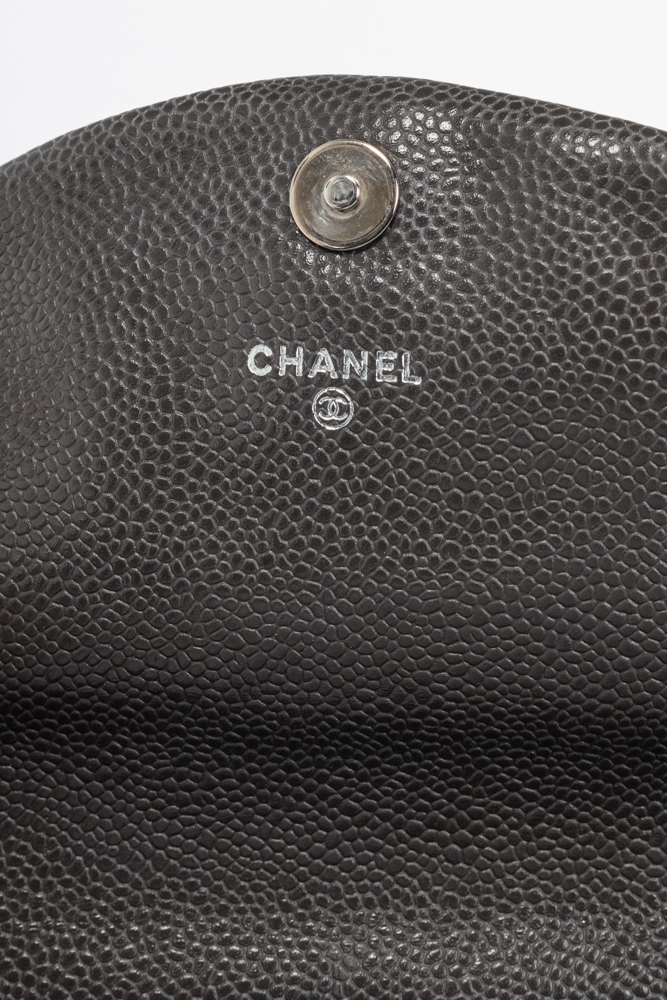 Chanel Chanel 12A Anthracite Caviar CC Half Moon WOC Size ONE SIZE - 10 Thumbnail
