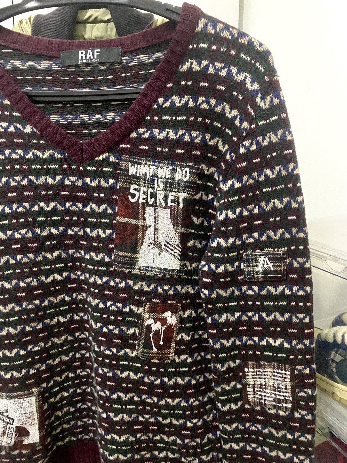 Raf Simons " What We Do Is Secret" Like riot patch wording G-Dragon Tee Size US M / EU 48-50 / 2 - 4 Thumbnail