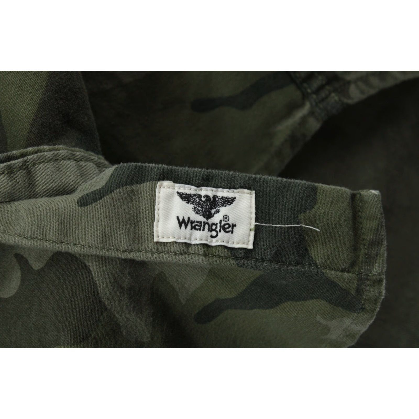 Wrangler VINTAGE Wrangler Camo Flex Shirt Men's L Woodland Camo Hunting Prepper Military Shirt Size US L / EU 52-54 / 3 - 6 Thumbnail