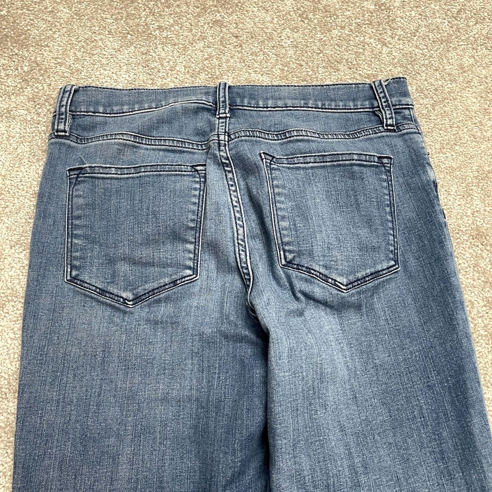 J.Crew J.Crew Stretch High Rise Skinny Denim Jeans Women 30x28 9" Bella Wash Distressed - City Style Size 30" / US 8 / IT 44 - 4 Thumbnail