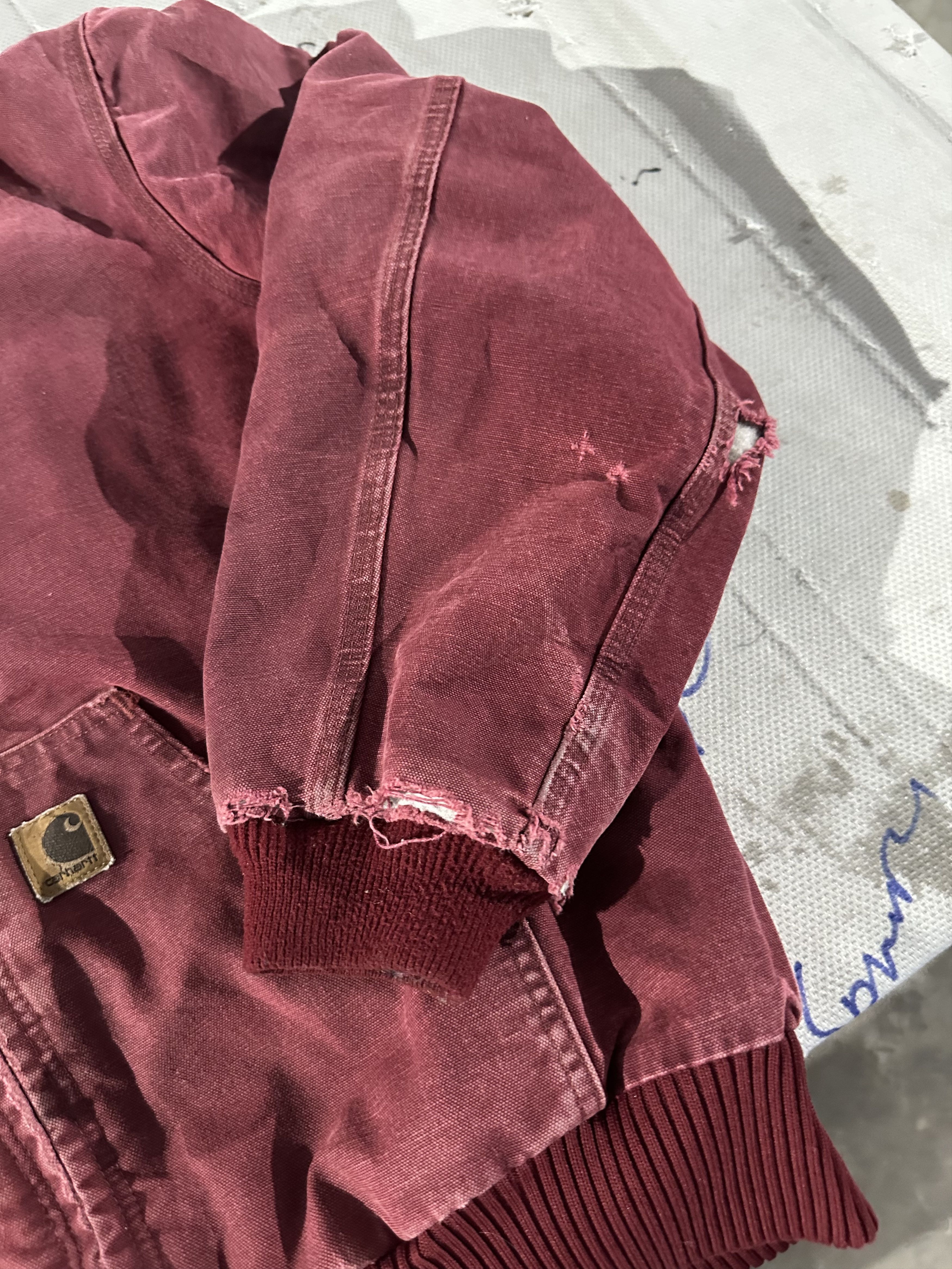 Carhartt 🔥 90s Vintage Carhartt Faded Red Jacket Distressed L/XL Size US L / EU 52-54 / 3 - 4 Thumbnail