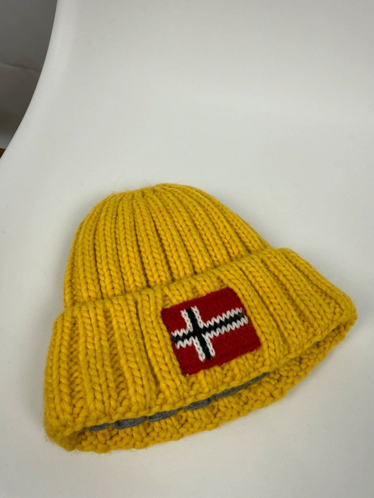 Napapijri Napapijri Knit Acrylic Wool Beanie Womens Size ONE SIZE - 5 Thumbnail