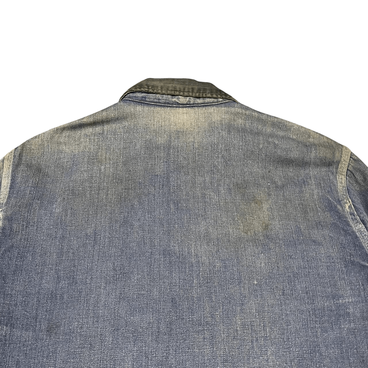Sears Vintage 50's Sears Troy Blanket Denim Thrashed Jacket Paint Size US L / EU 52-54 / 3 - 14 Thumbnail