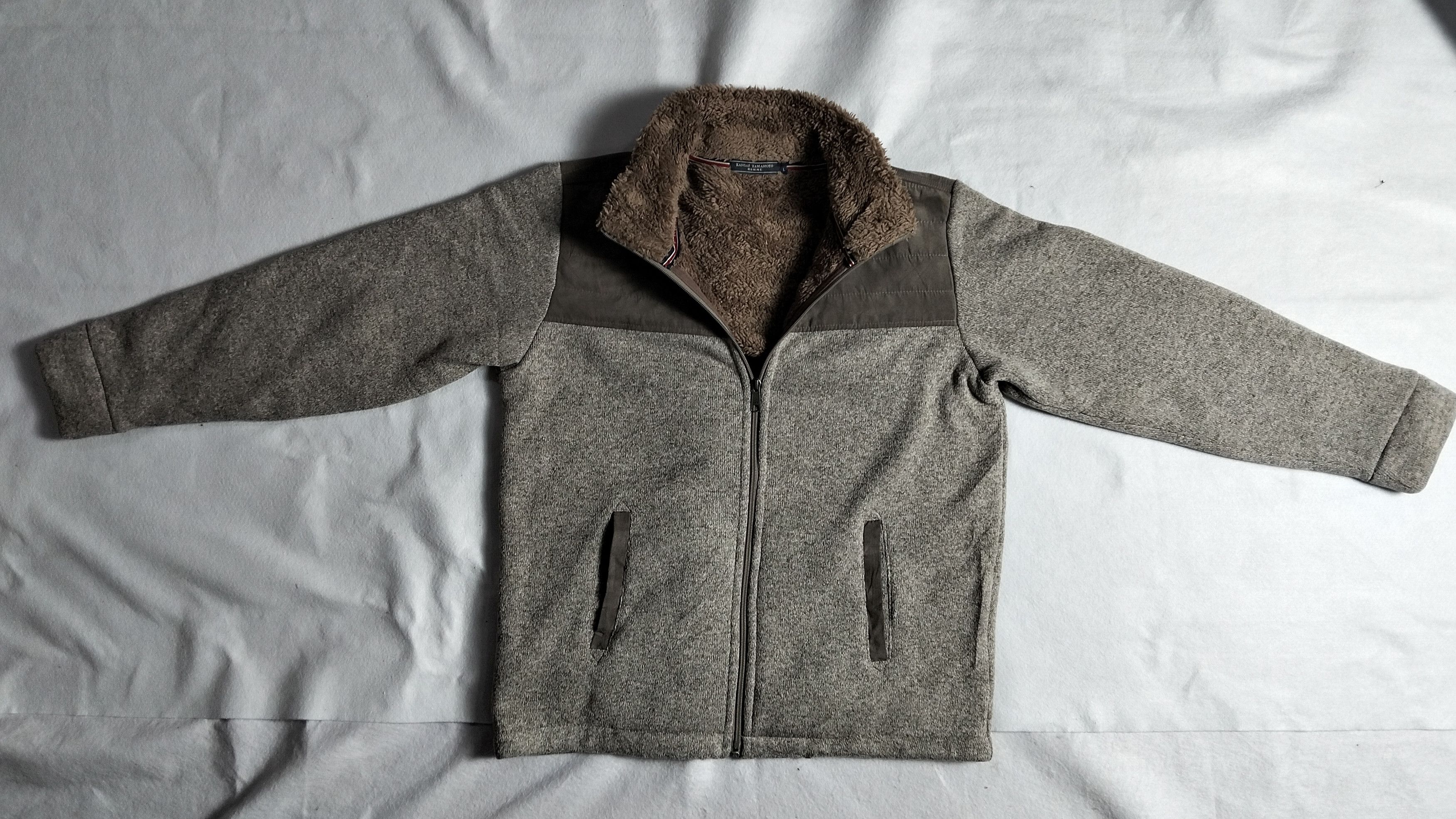 Japanese Brand × Kansai Yamamoto × Vintage 🔥 Kansai Yamamoto Homme Fleece Jacket 🔥 Size US L / EU 52-54 / 3 - 4 Thumbnail