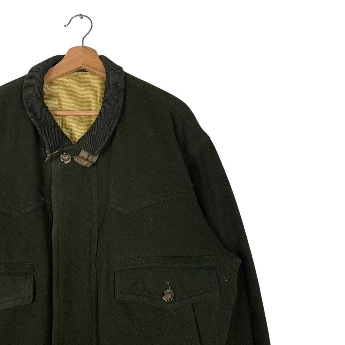 Japanese Brand Borg wool And Cashmere Bomber Jacket Size US M / EU 48-50 / 2 - 5 Thumbnail