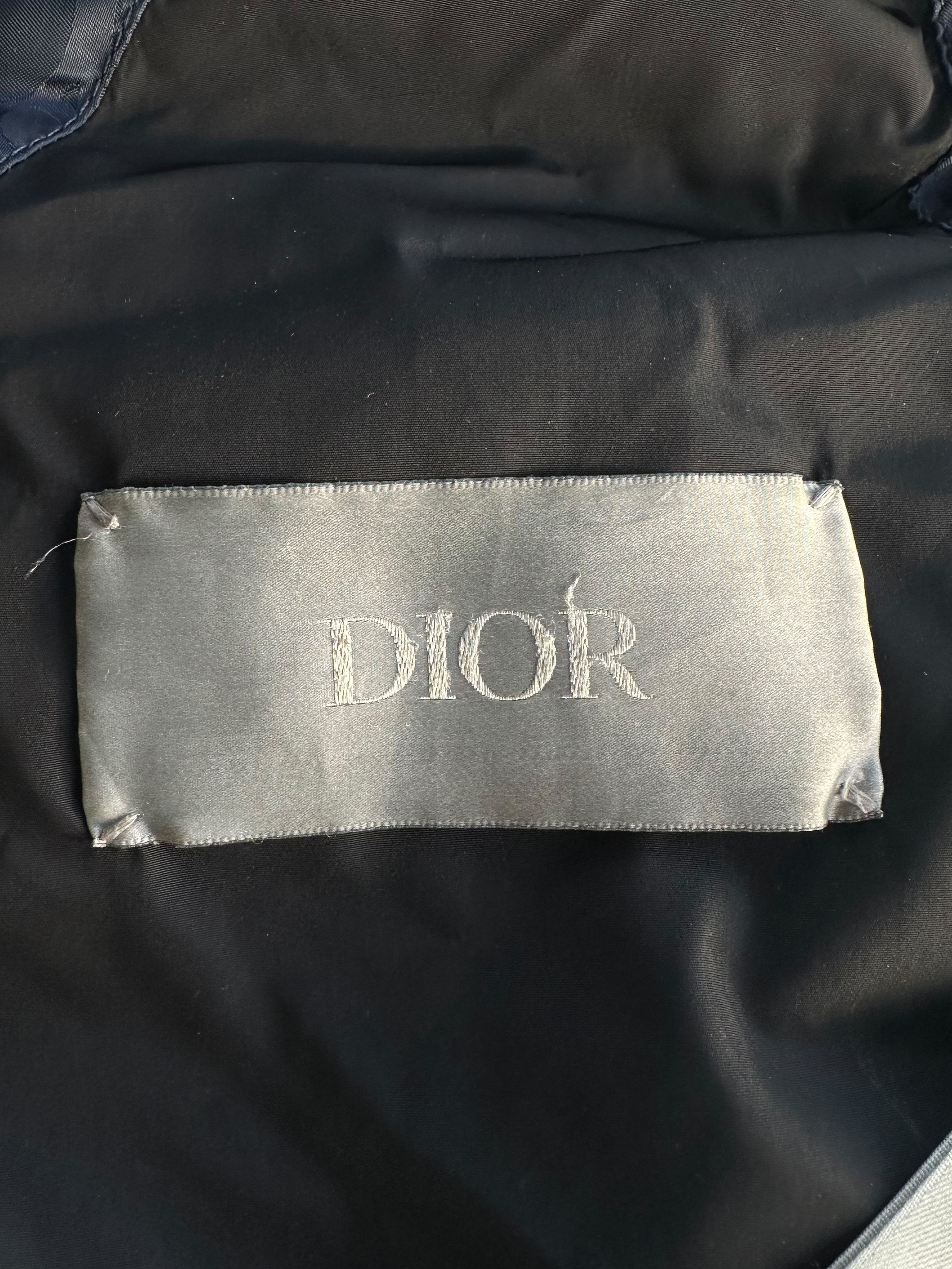 Dior Dior Navy Oblique Puffer Vest Size US XL / EU 56 / 4 - 3 Thumbnail