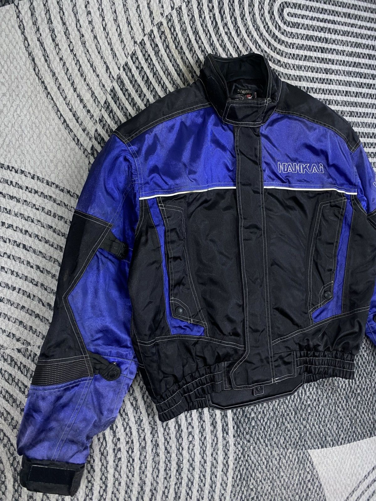 Japanese Brand Vintage Nankai Motorcycle Riding Jacket Size US L / EU 52-54 / 3 - 3 Thumbnail