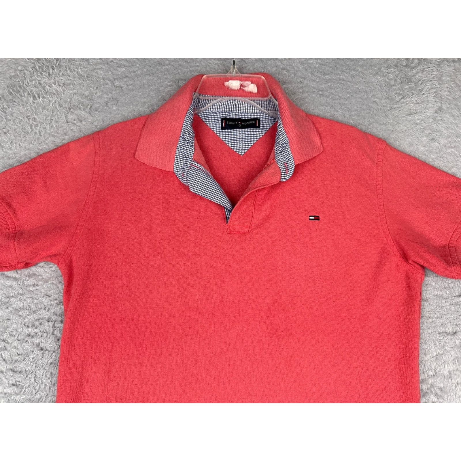 Tommy Hilfiger Tommy Hilfiger Polo Shirt Men Medium Pink 100% Cotton Short Sleeve Polo Shirt Mens Pink 100% Cotton Classic Size US M / EU 48-50 / 2 - 4 Thumbnail