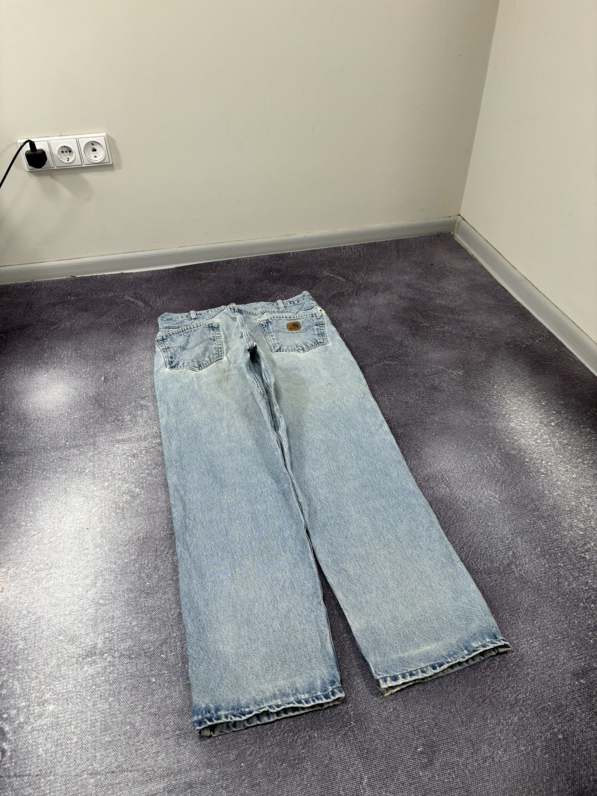 Carhartt Vintage Carhartt USA Straight Fit Light Blue Denim Jeans Size US 36 / EU 52 - 3 Thumbnail