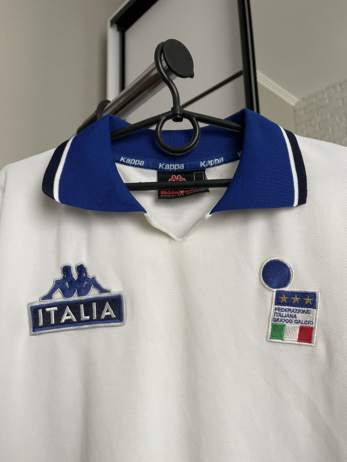 Kappa 1999/2000 Kappa Italy Training Vintage Soccer Jersey Shirt Size US XL / EU 56 / 4 - 6 Thumbnail
