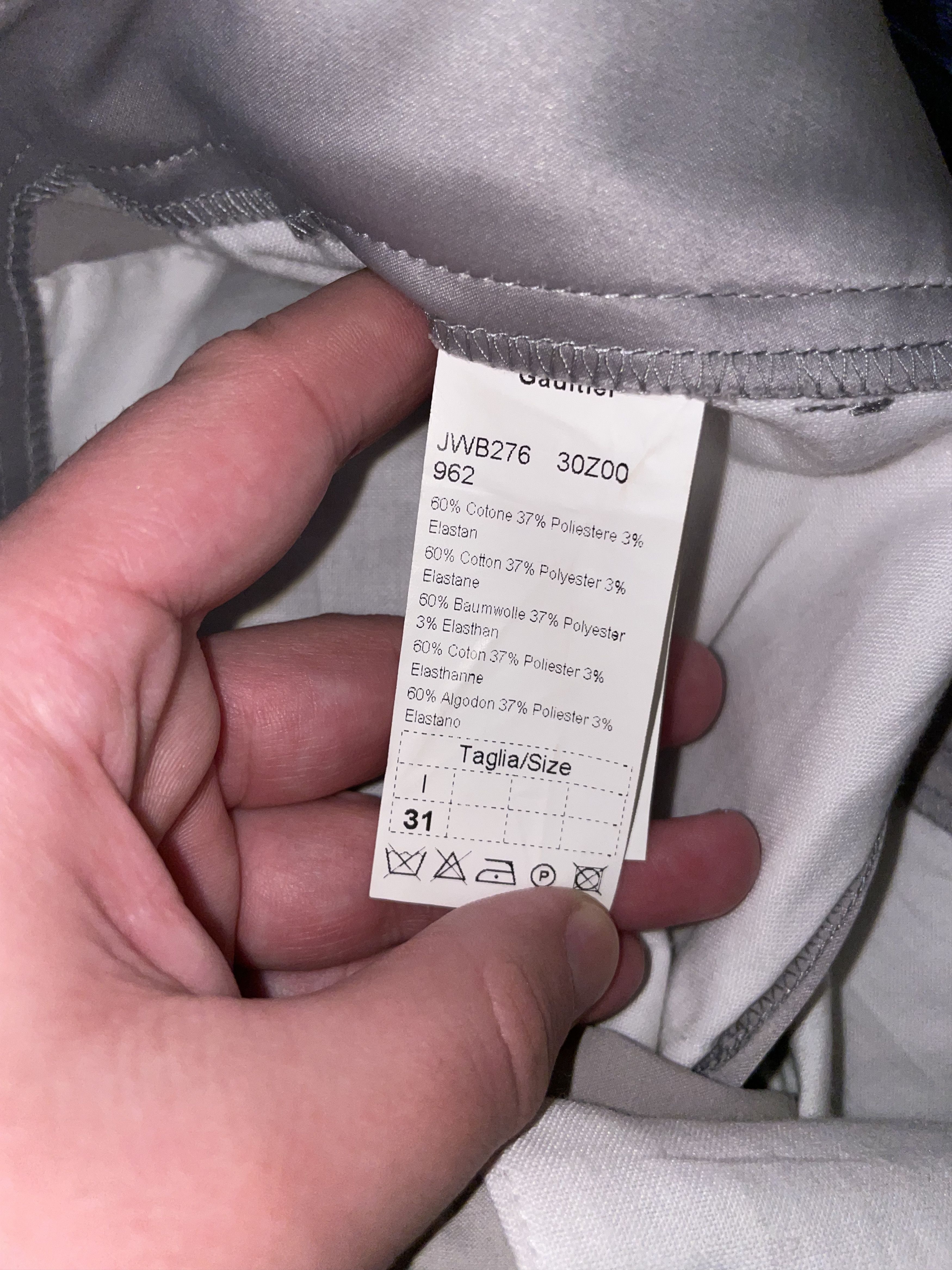 Jean Paul Gaultier Jean Paul Gaultier Vintage Pants Slim Fit Size 31" - 5 Thumbnail