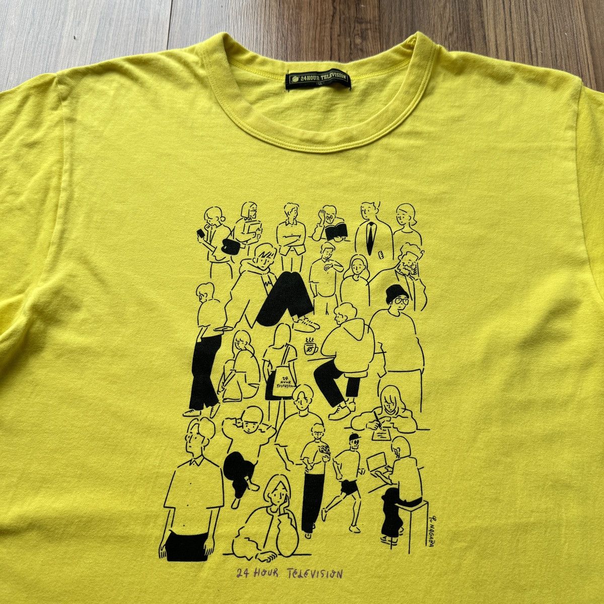 Japanese Brand Vintage 24 hour Television Yu Nagaba Artist art designer Size US L / EU 52-54 / 3 - 1 Thumbnail