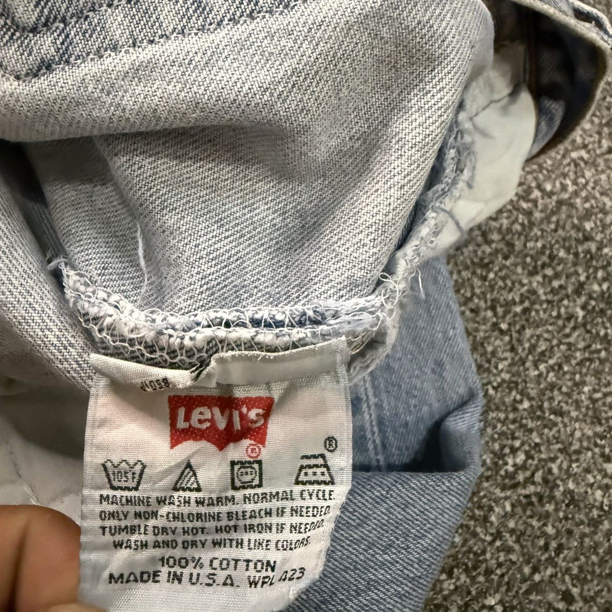 Levi's Vintage Clothing 🔥🇺🇸 Vintage 90s Levis 501 Super Distressed Faded Denim Size US 30 / EU 46 - 14 Thumbnail