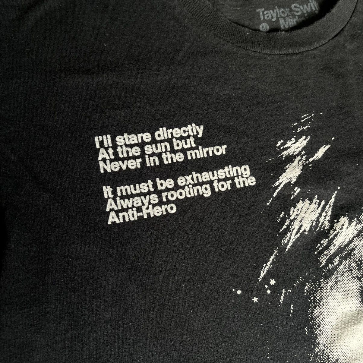 Band Tees Taylor Swift Midnights Album Anti Hero Face Graphic Tour Tee Size US M / EU 48-50 / 2 - 4 Thumbnail