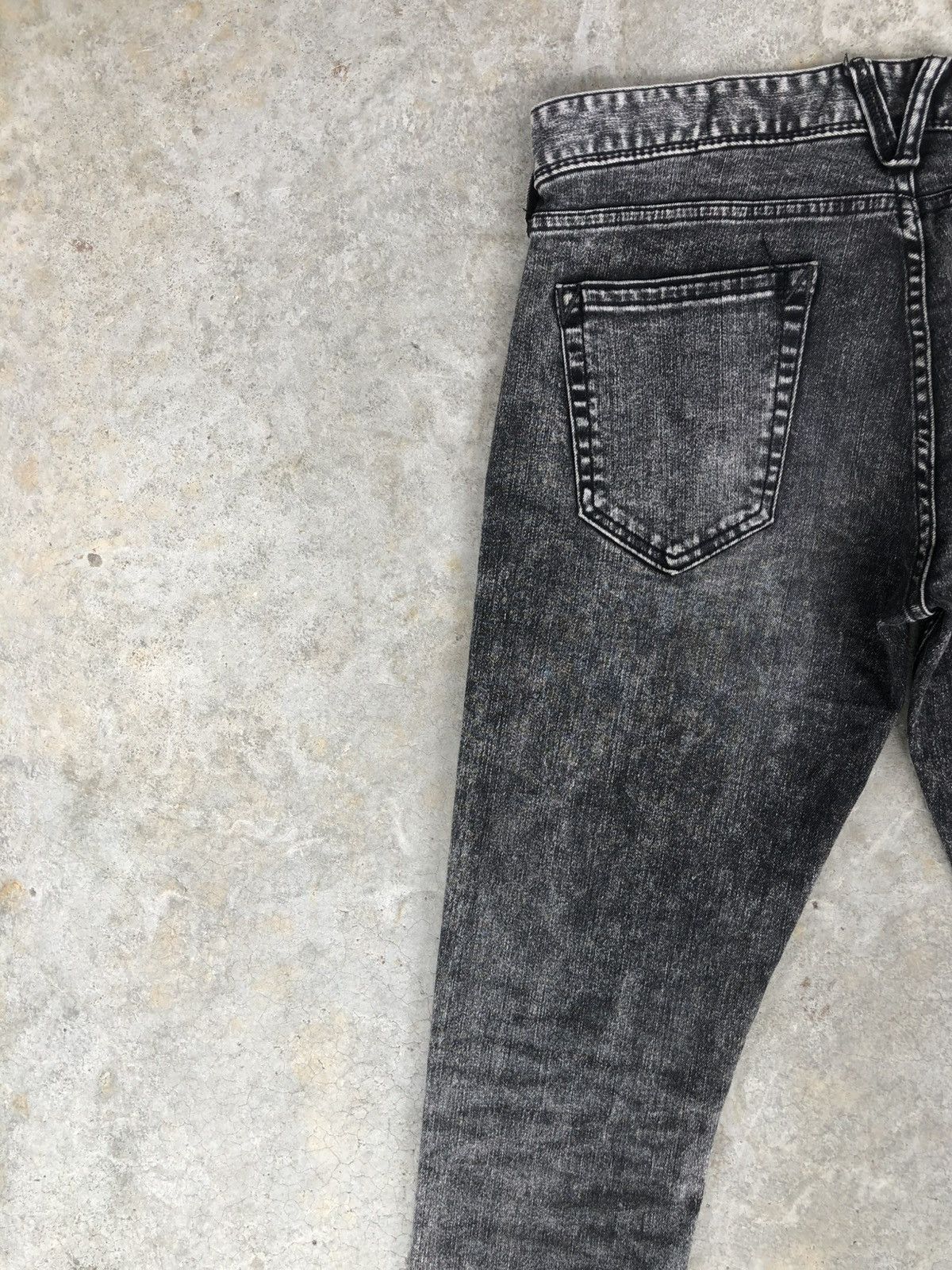 If Six Was Nine Japanese Vanquish Distressed Denim Skinny Jeans Size US 32 / EU 48 - 9 Thumbnail