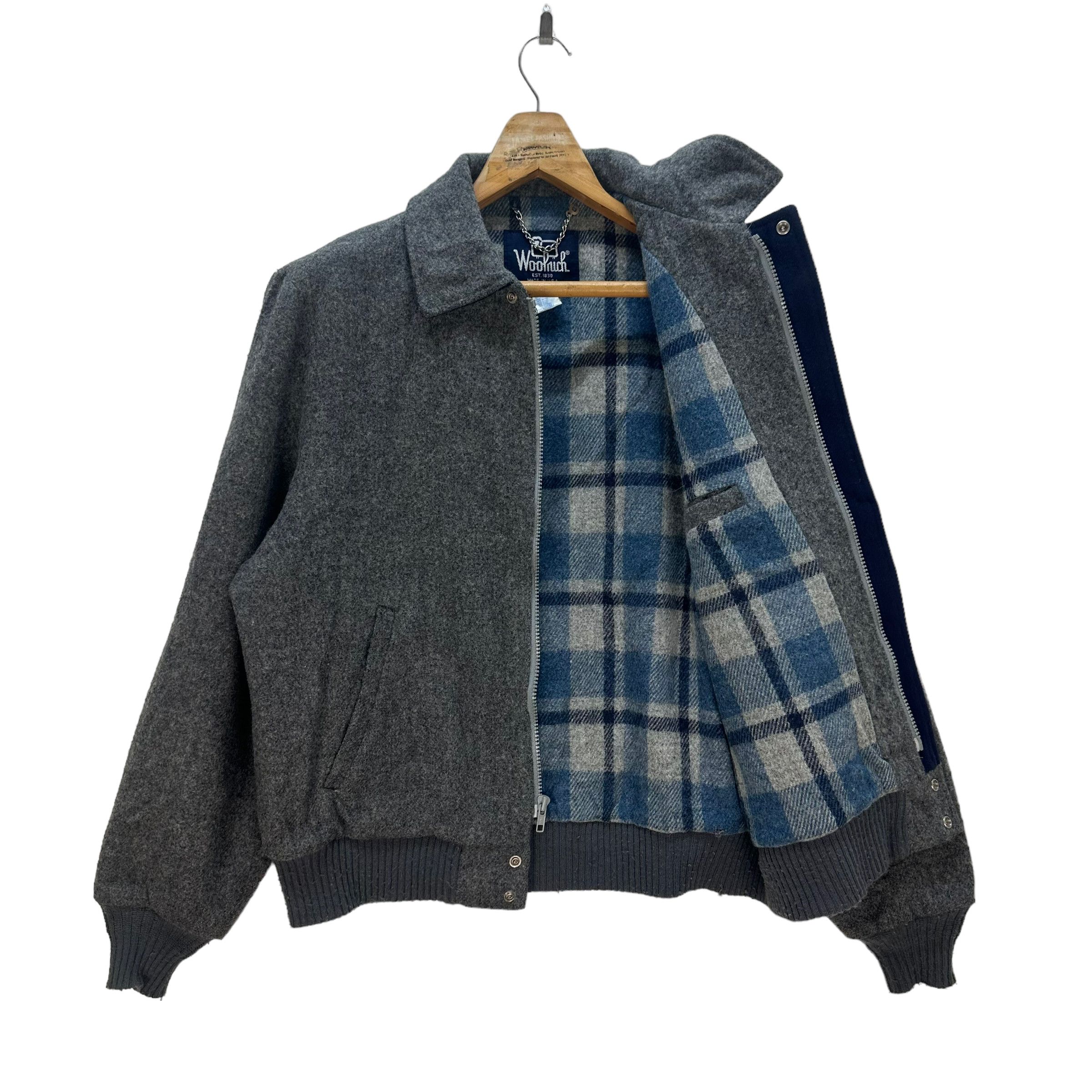 Vintage RARE🔥 WOOLRICH TARTAN LINED WOOL JACKET #8144-205 Size US M / EU 48-50 / 2 - 7 Thumbnail