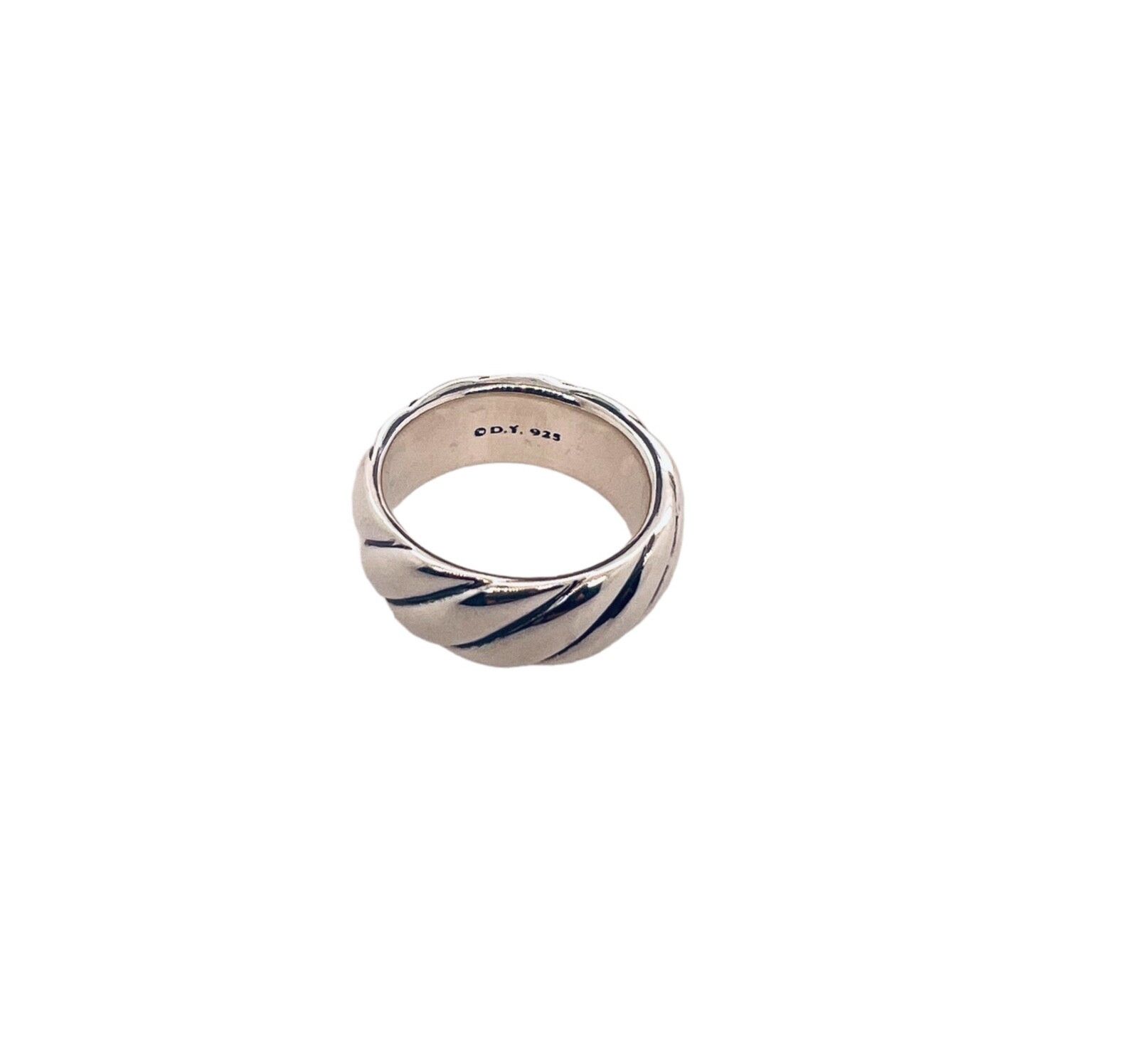 David Yurman david yurman cable band ring sterling silver 925 Size ONE SIZE - 2 Thumbnail