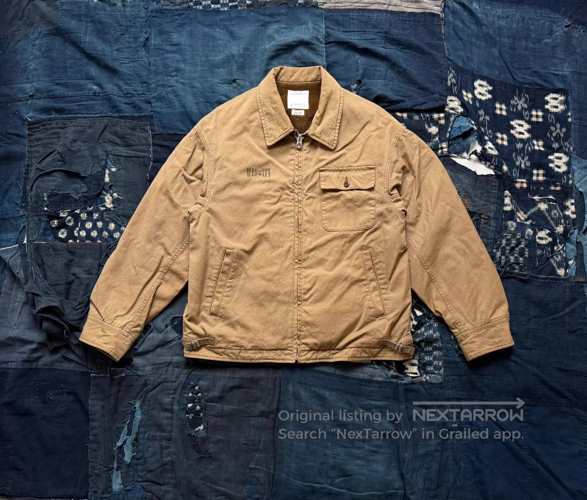 Visvim Beige Lightweight Jacket with Front Pocket - Size M. Size US M / EU 48-50 / 2 - 1 Thumbnail