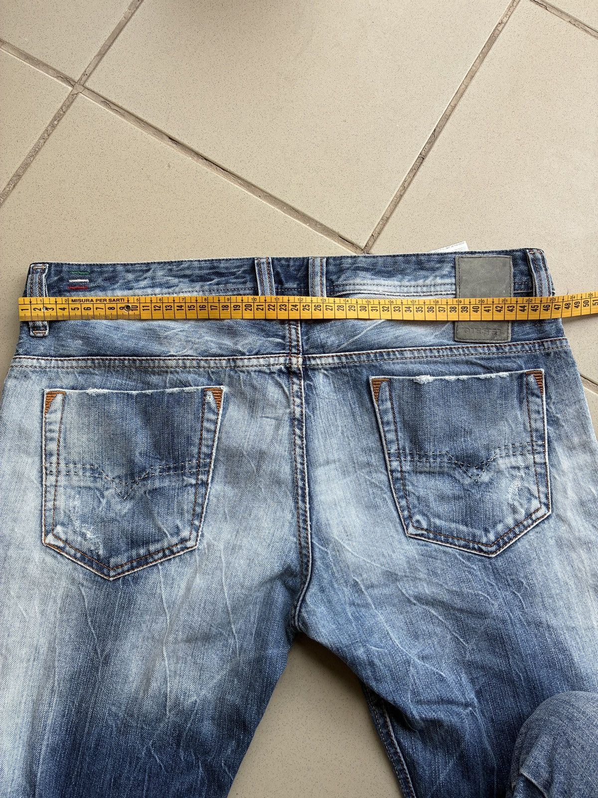 Diesel DIESEL SAFADO "Blue Eyecons" 0827V - Made in Italy - W33 L34 Size US 33 - 12 Thumbnail