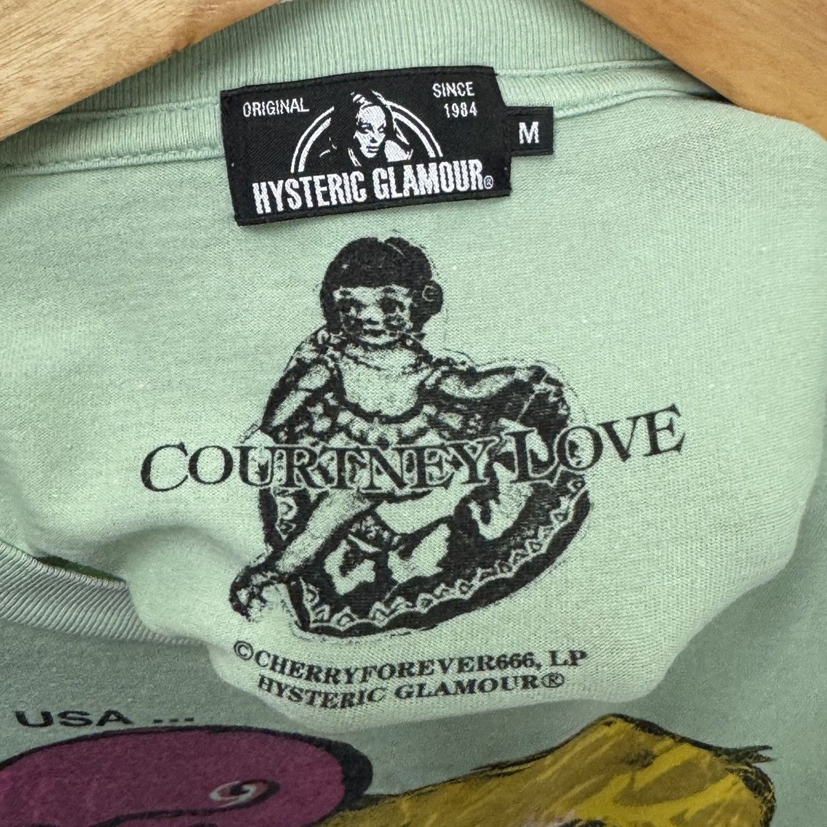 Hysteric Glamour 2000s Hysteric Glamour Courtney Love Kurt Cobain Shirt Size US L / EU 52-54 / 3 - 4 Thumbnail