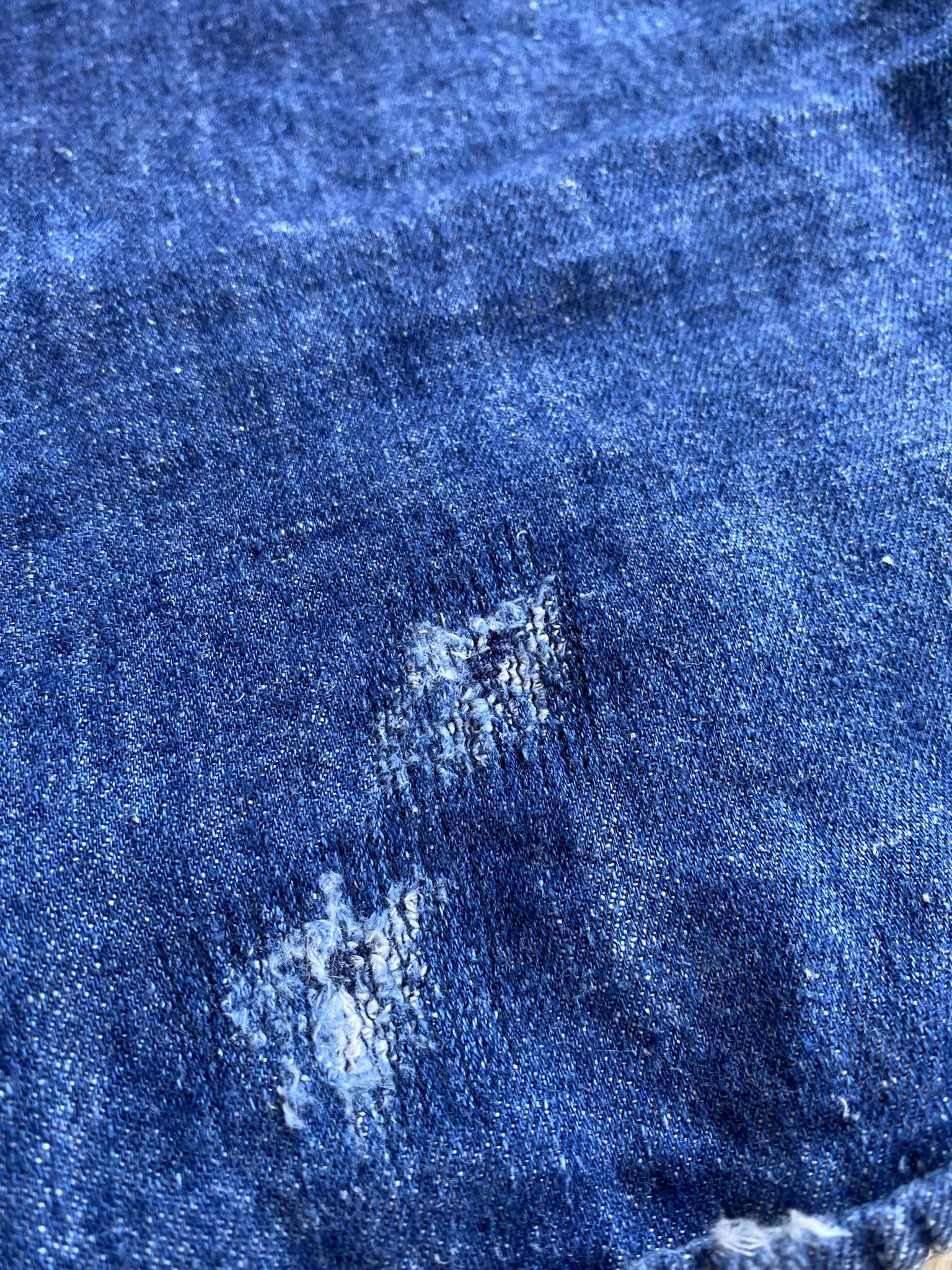Our Legacy Distressed Half Zip - Japanese Hemp/Cotton Size US S / EU 44-46 / 1 - 17 Thumbnail