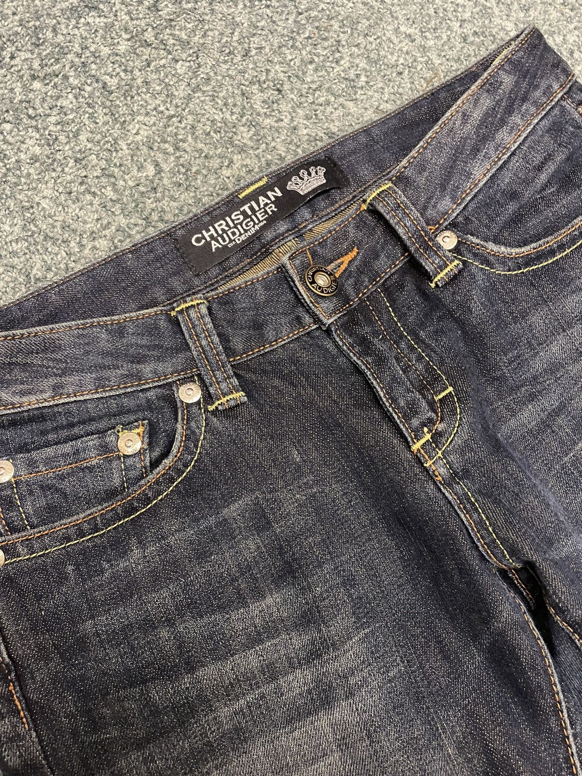 Christian Audigier Christian Audigier embroidered jaguar jeans Size US 31 - 7 Thumbnail