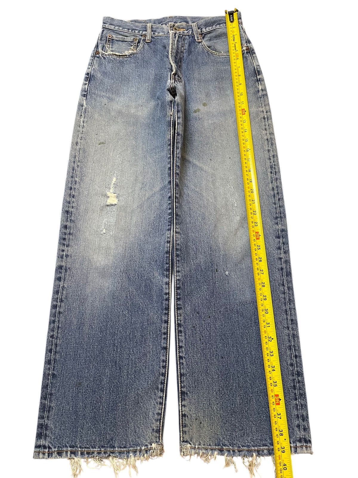 JNCO Vintage Japanese Brand Blue Faded Wash Distress Baggy Jeans Size US 28 / EU 44 - 12 Thumbnail