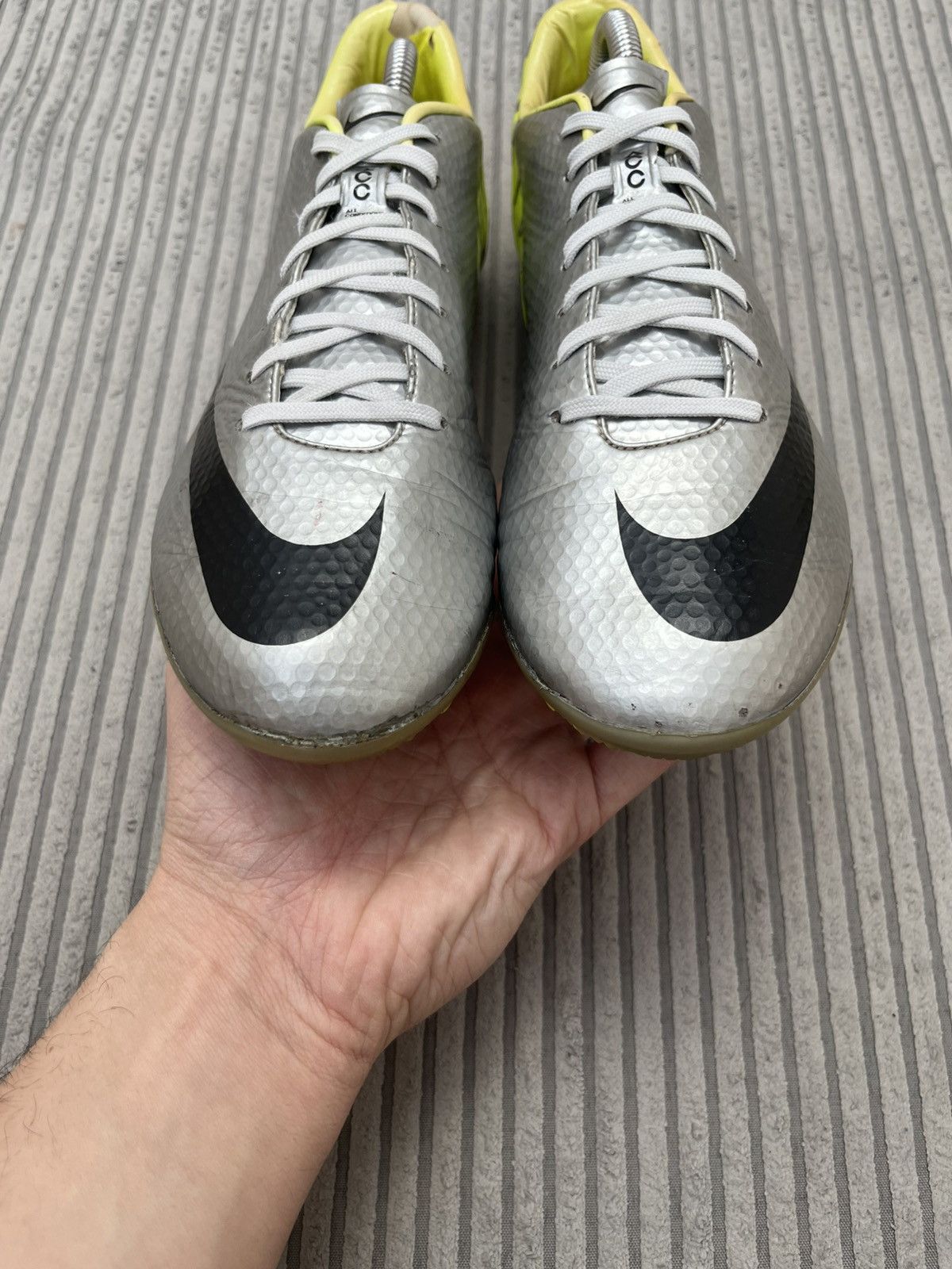 Nike Nike Mercurial Vapor IX FG 555605-007 Elite Cleats Carbon Size US 8 / EU 41 - 4 Thumbnail