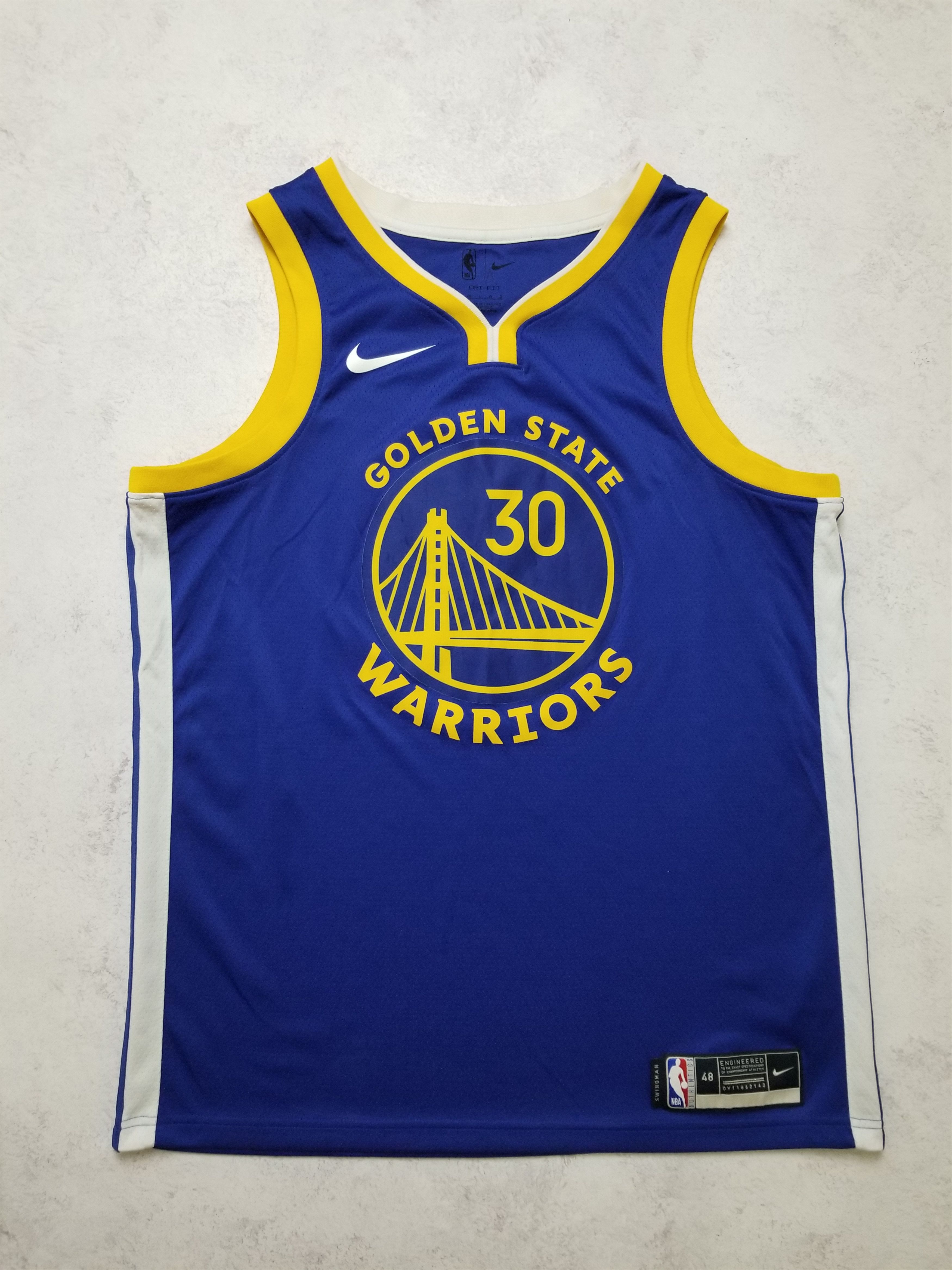 Nike Stephen Curry #30 Nike Golden State Warriors Swingman Jersey Size US L / EU 52-54 / 3 - 1 Thumbnail