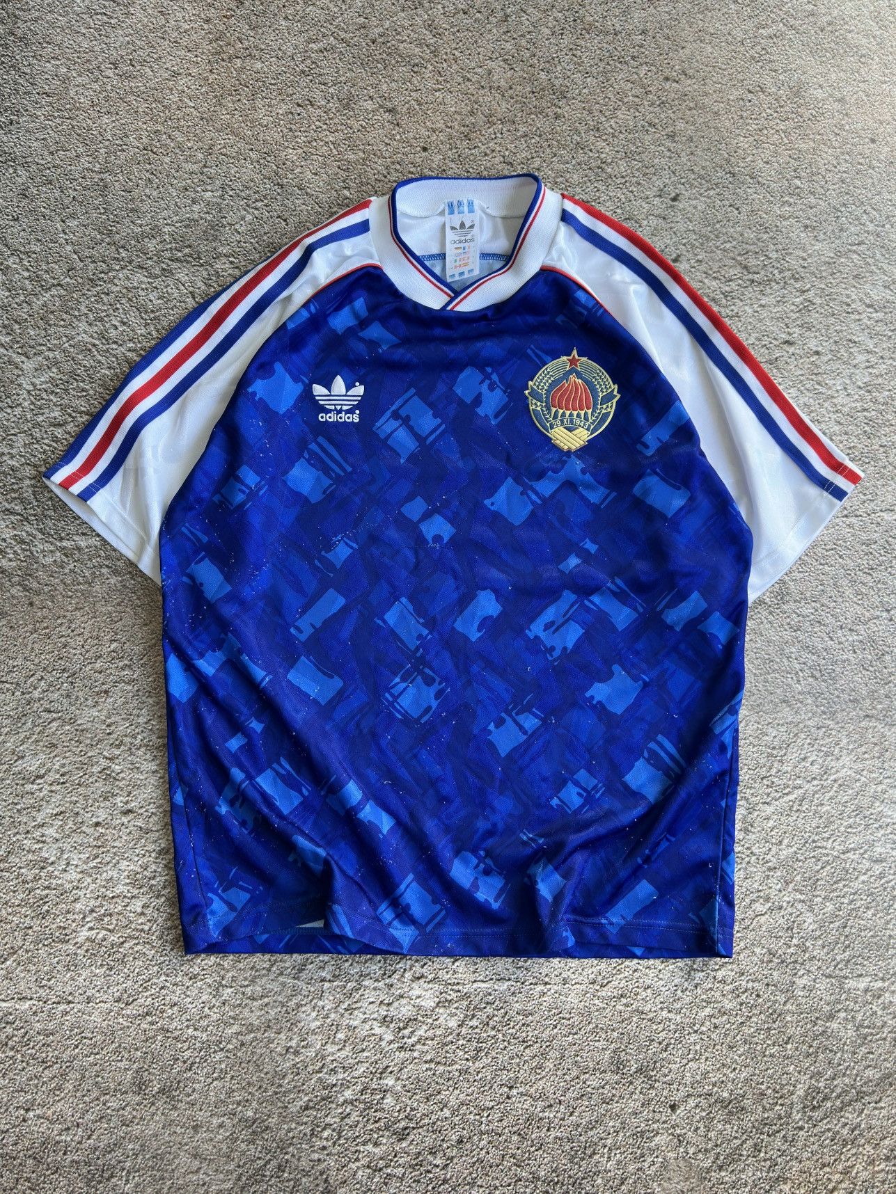 Adidas Vintage Adidas Yugoslavia 1991/92 Home Soccer Jersey Shirt Size US M / EU 48-50 / 2 - 1 Thumbnail