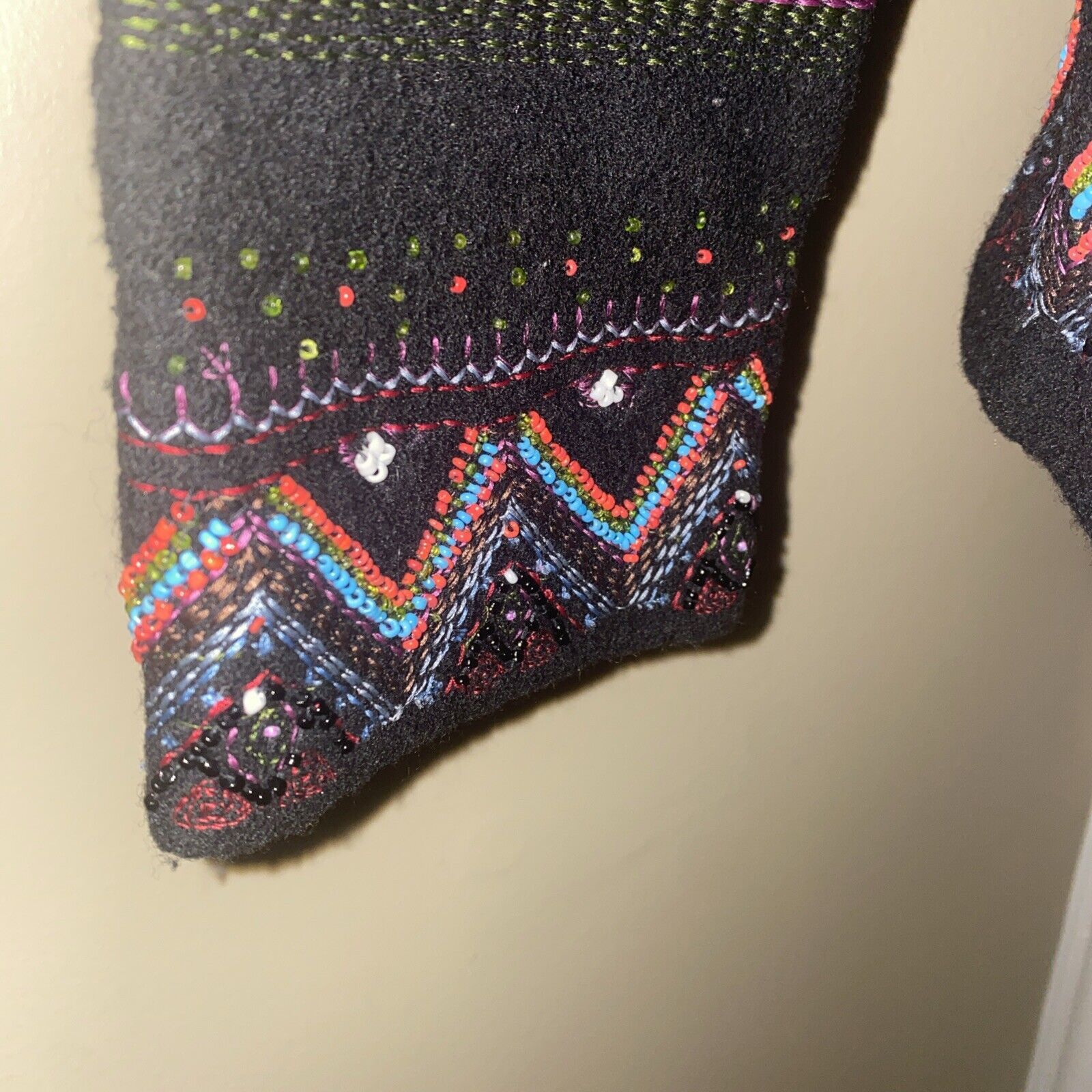 Chicos CHICO'S Beaded Embroidered Wool Blend Jacket Sz 0 Size XS / US 0-2 / IT 36-38 - 6 Thumbnail