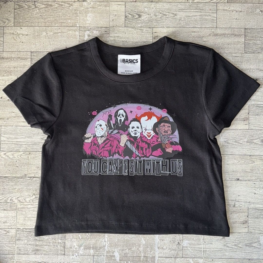 Other You Can’t Sit With Us, Halloween Theme, Cropped Baby Tee Size M / US 6-8 / IT 42-44 - 4 Thumbnail