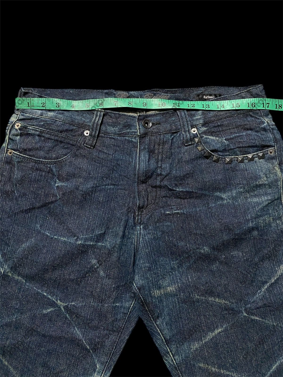 Hysteric Glamour × Japanese Brand × Tornado Mart Flare Jeans Japanese Sortisso Bondage Denim Size US 33 - 10 Thumbnail