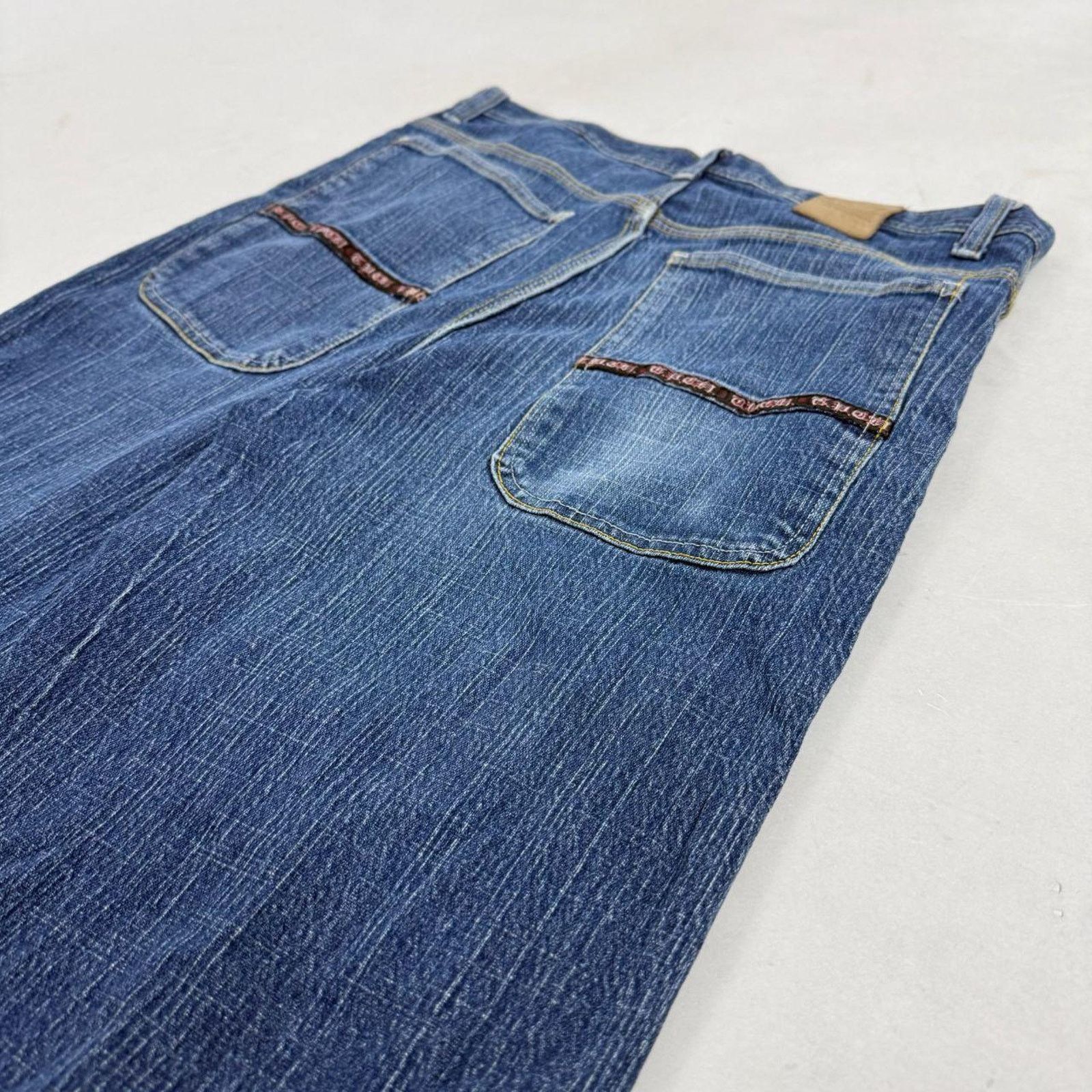 Japanese Brand × Le Grande Bleu (L.G.B.) × Vintage Vintage y2k grunge archive baggy skater faded stonewash jean Size US 34 / EU 50 - 2 Thumbnail